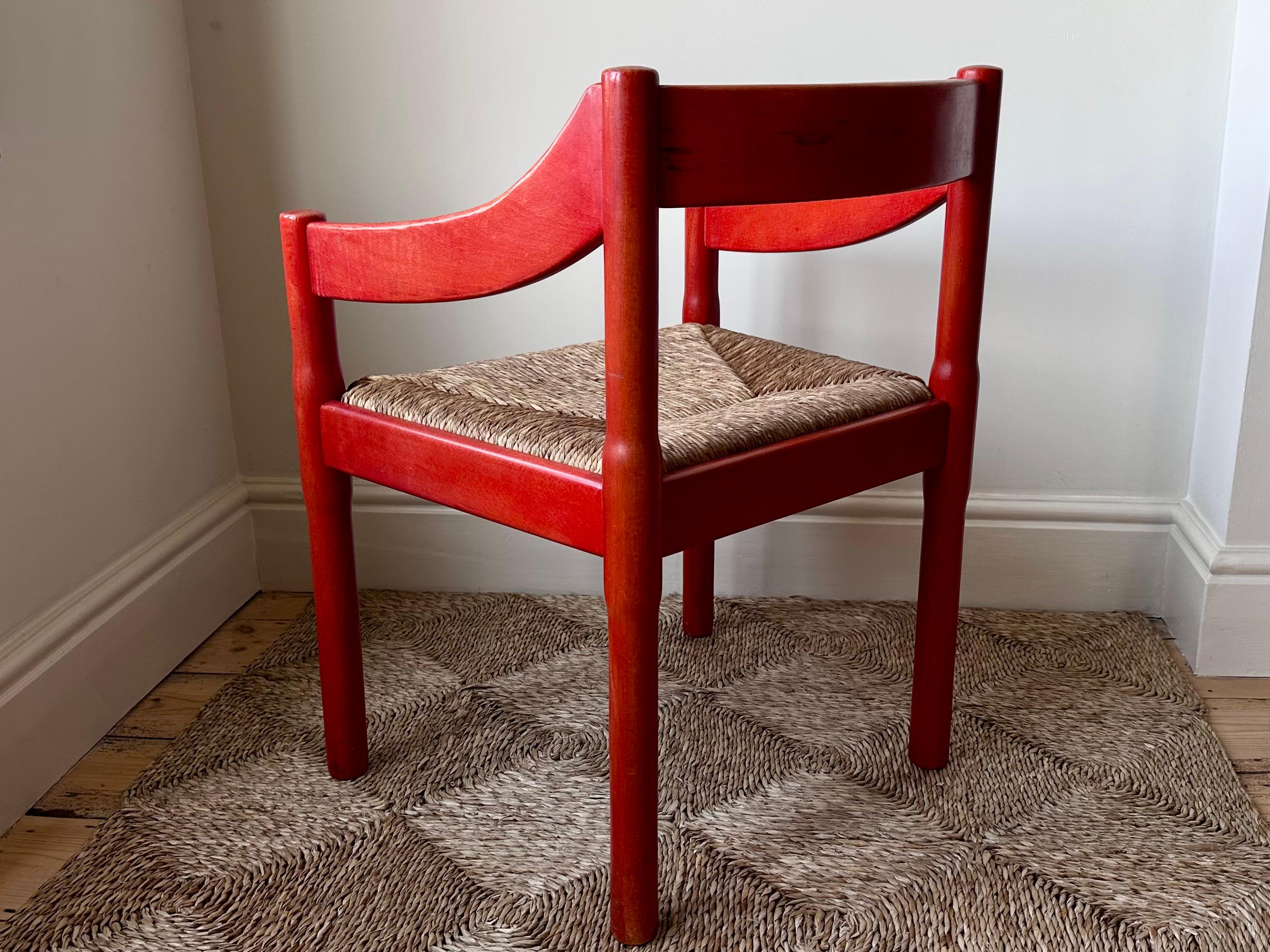 Original 1960s Carimate Dining Chair By Vico Magistretti 4