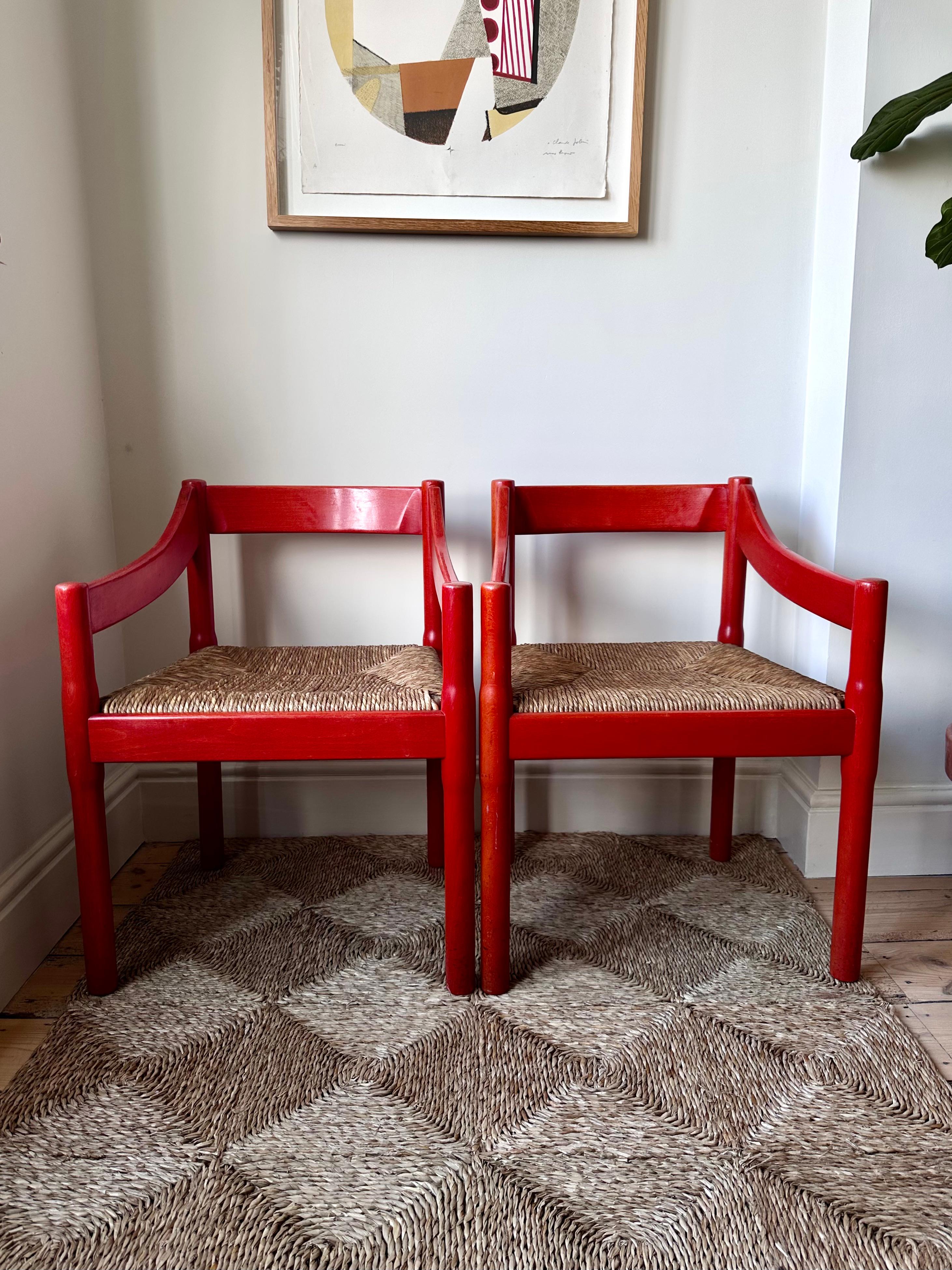 Original 1960s Carimate Dining Chair By Vico Magistretti 5