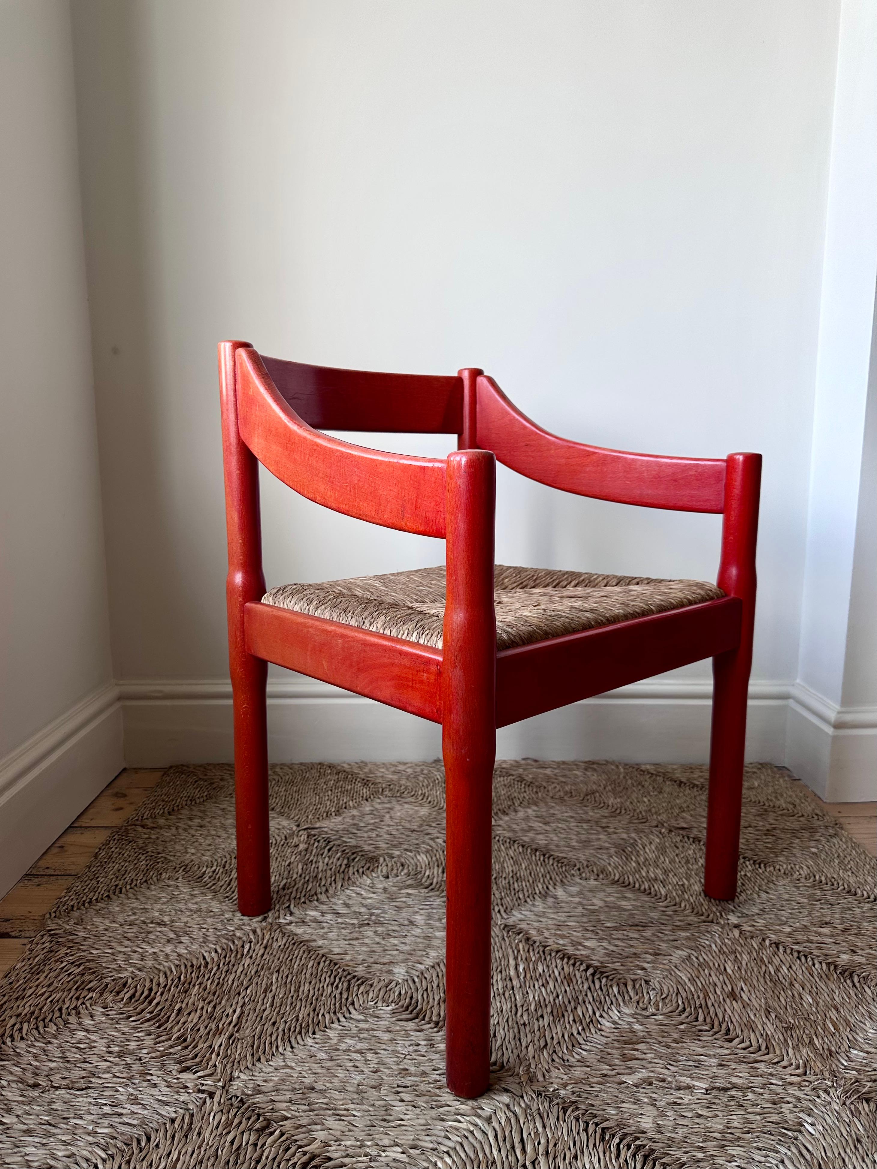 Italian Original 1960s Carimate Dining Chair By Vico Magistretti