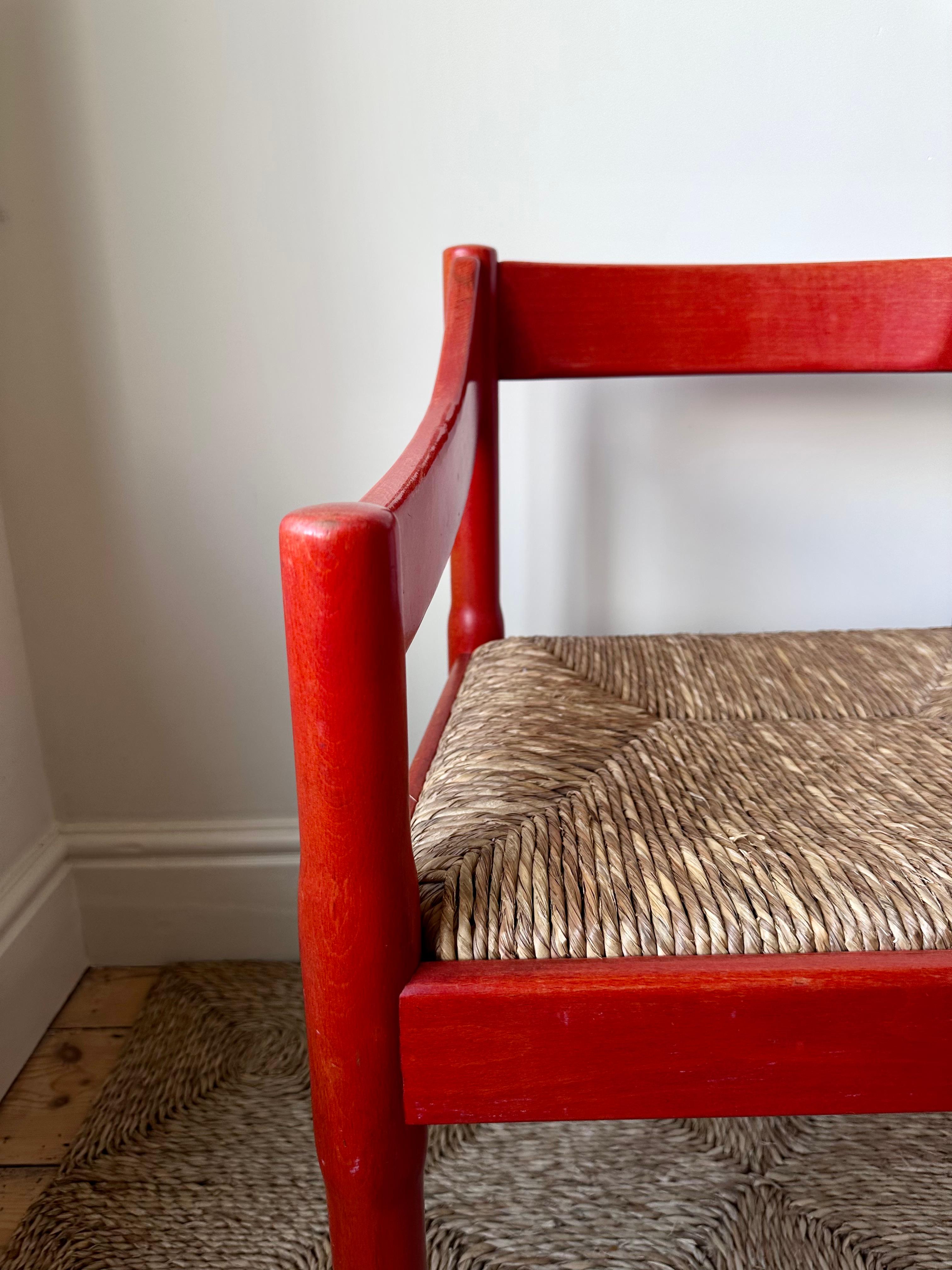 20th Century Original 1960s Carimate Dining Chair By Vico Magistretti