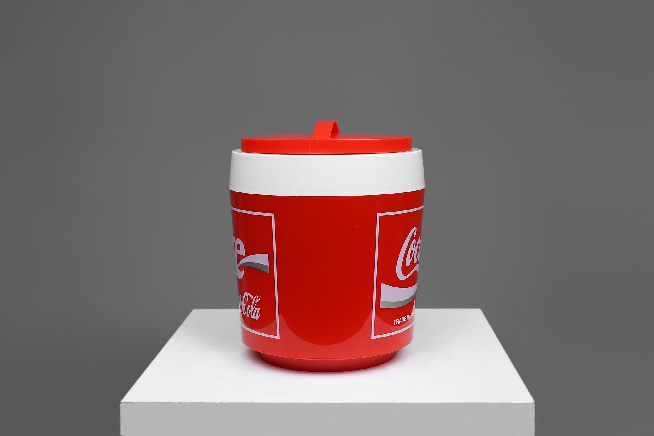 Mid-20th Century Original 1960s Coca Cola ice bucket by Smidt-imex For Sale