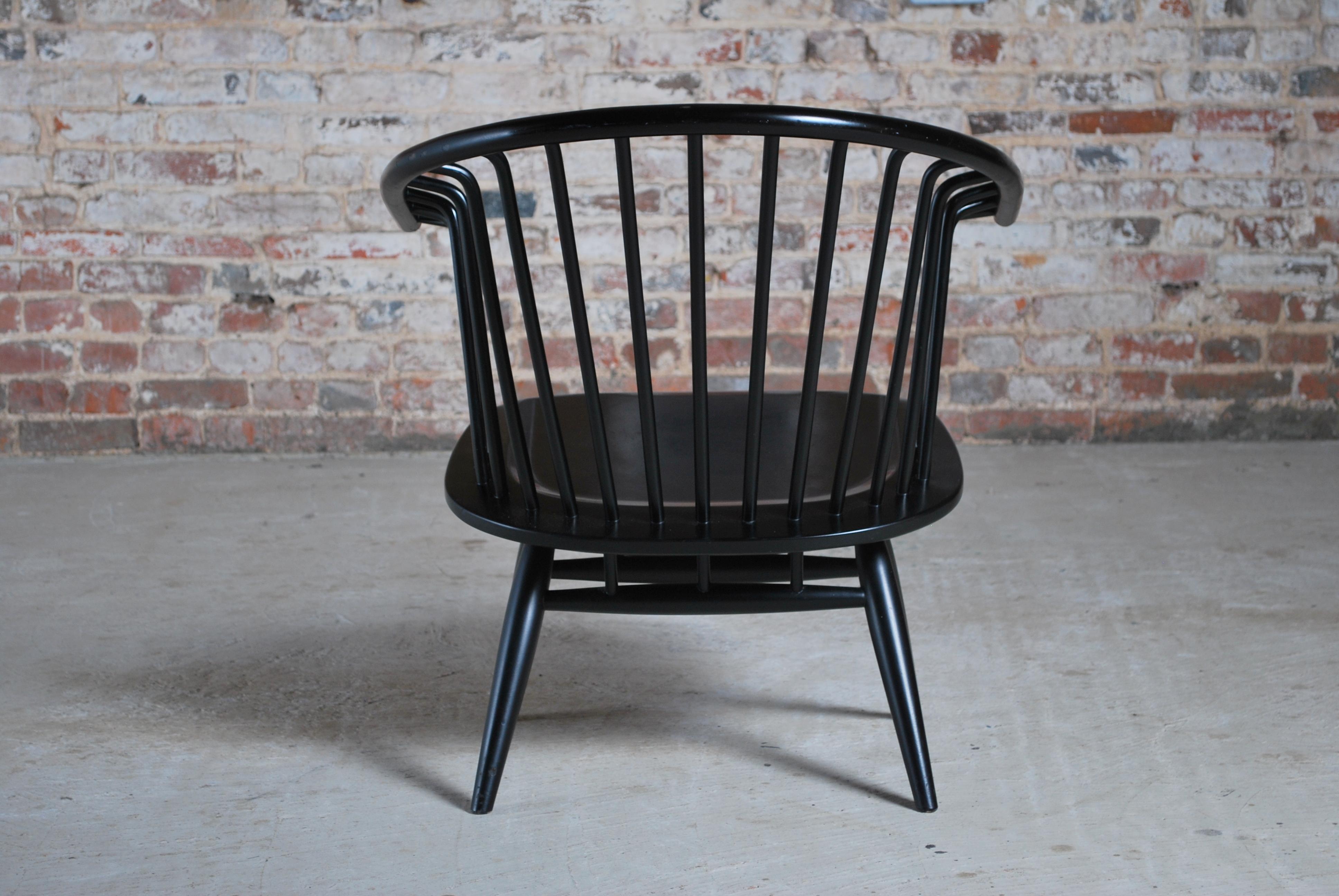 Finnish Original 1960s Crinolette Chair Designed in 1962 by Ilmari Tapiovaara for Asko For Sale