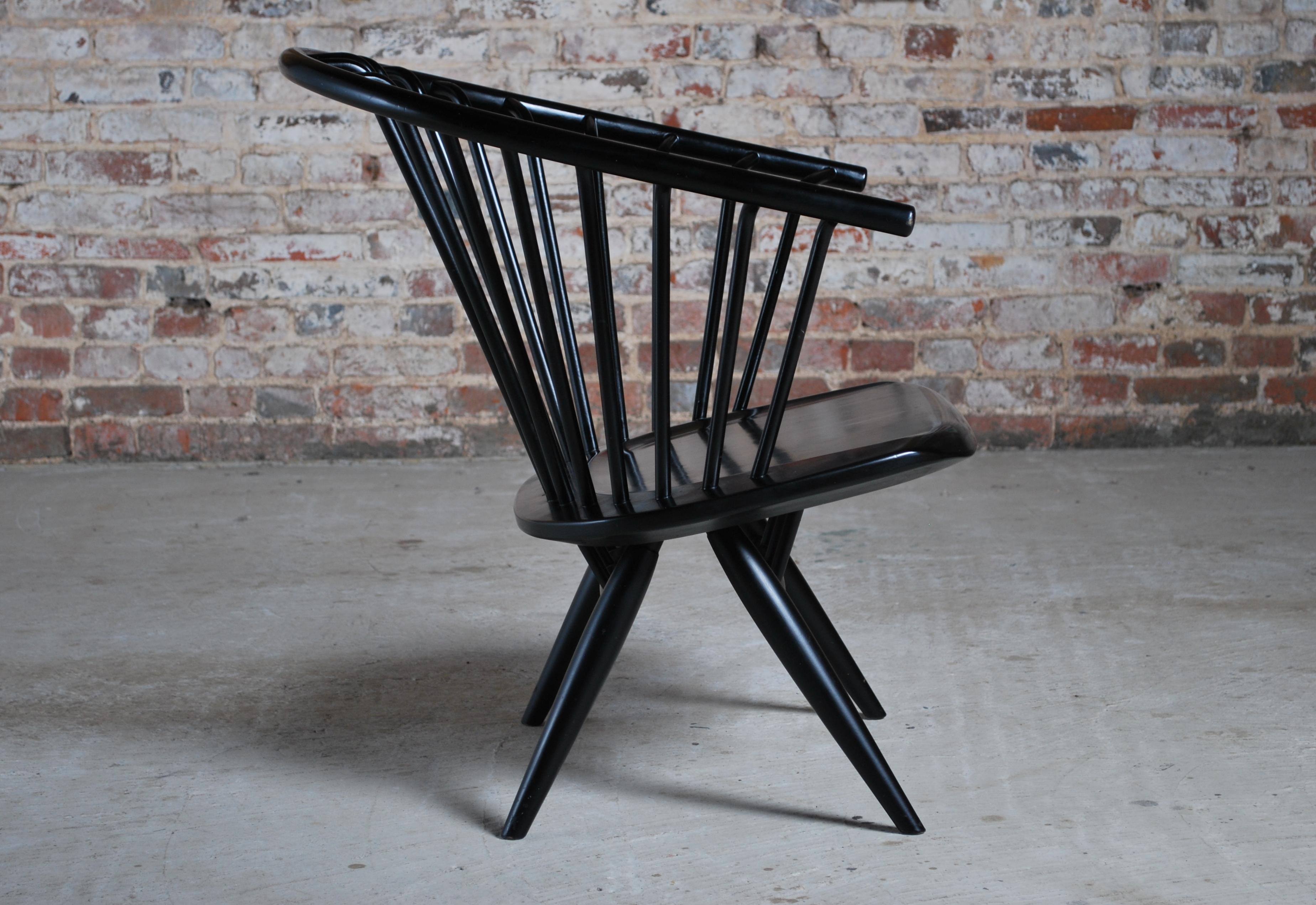 Original 1960s Crinolette Chair Designed in 1962 by Ilmari Tapiovaara for Asko In Good Condition For Sale In Surrey, GB