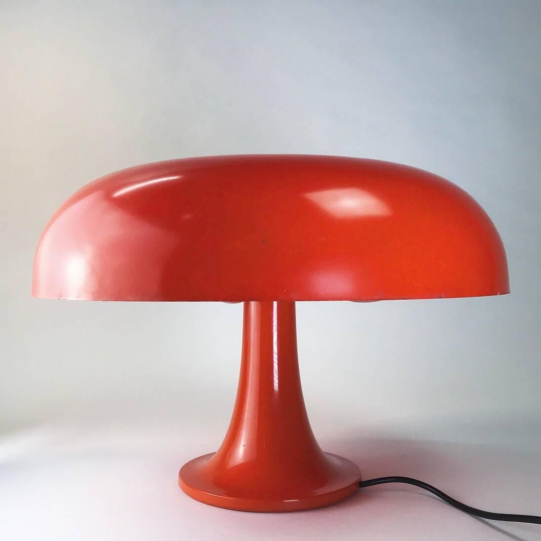 orange mushroom lamp