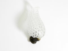 Original 1960s Italian Barovier & Toso Murano glass wall lamp