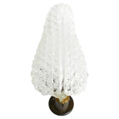 Original 1960s Italian Barovier & Toso Murano glass wall lamp