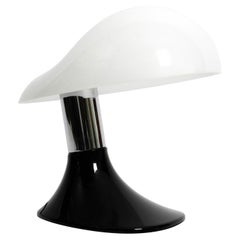 Original 1960s Italian Large Space Age Design "Cobra" Table Lamp by Guzzini