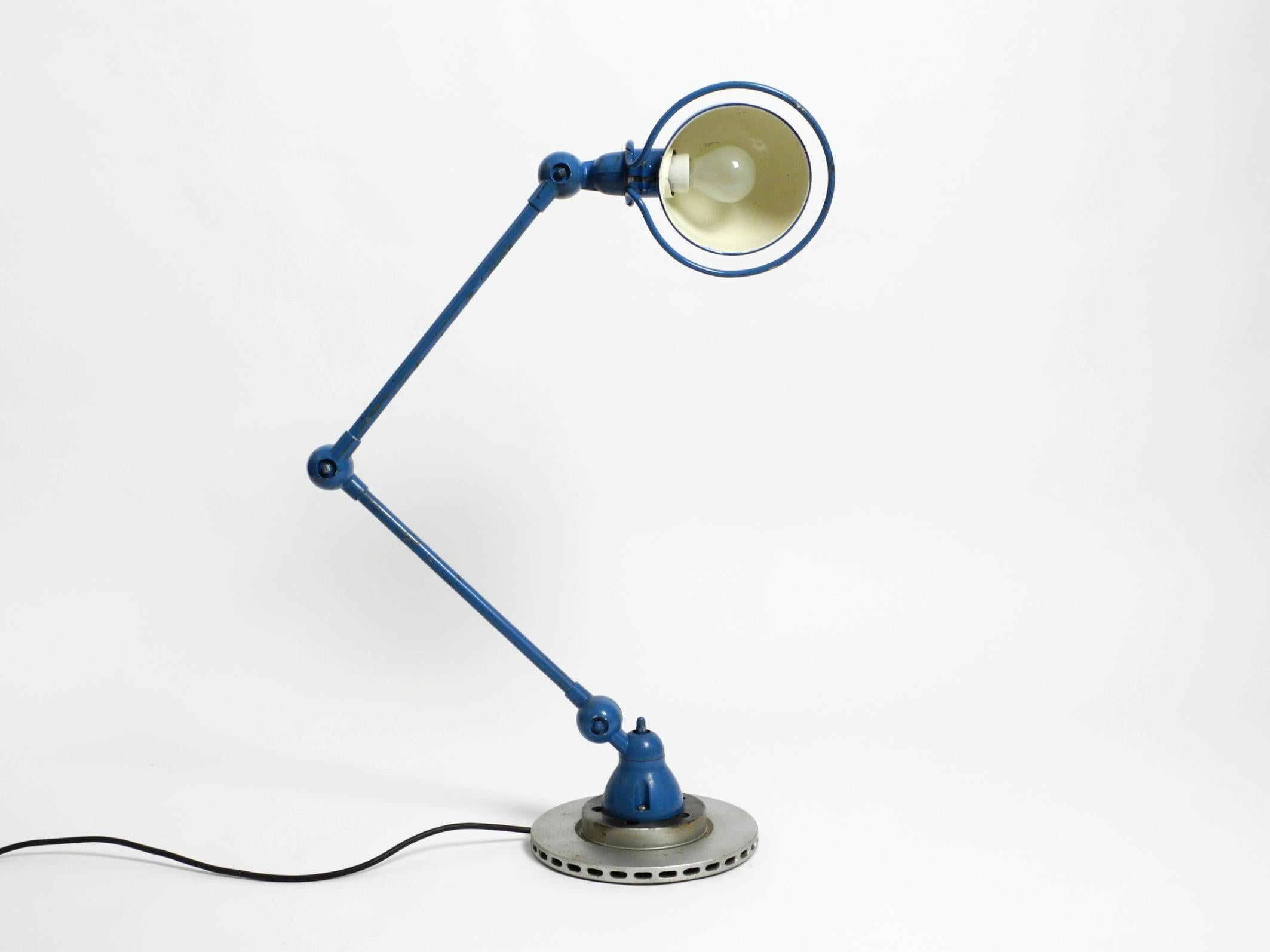 Lampada da tavolo industriale Jielde originale degli anni '60, Francia Lione 10
