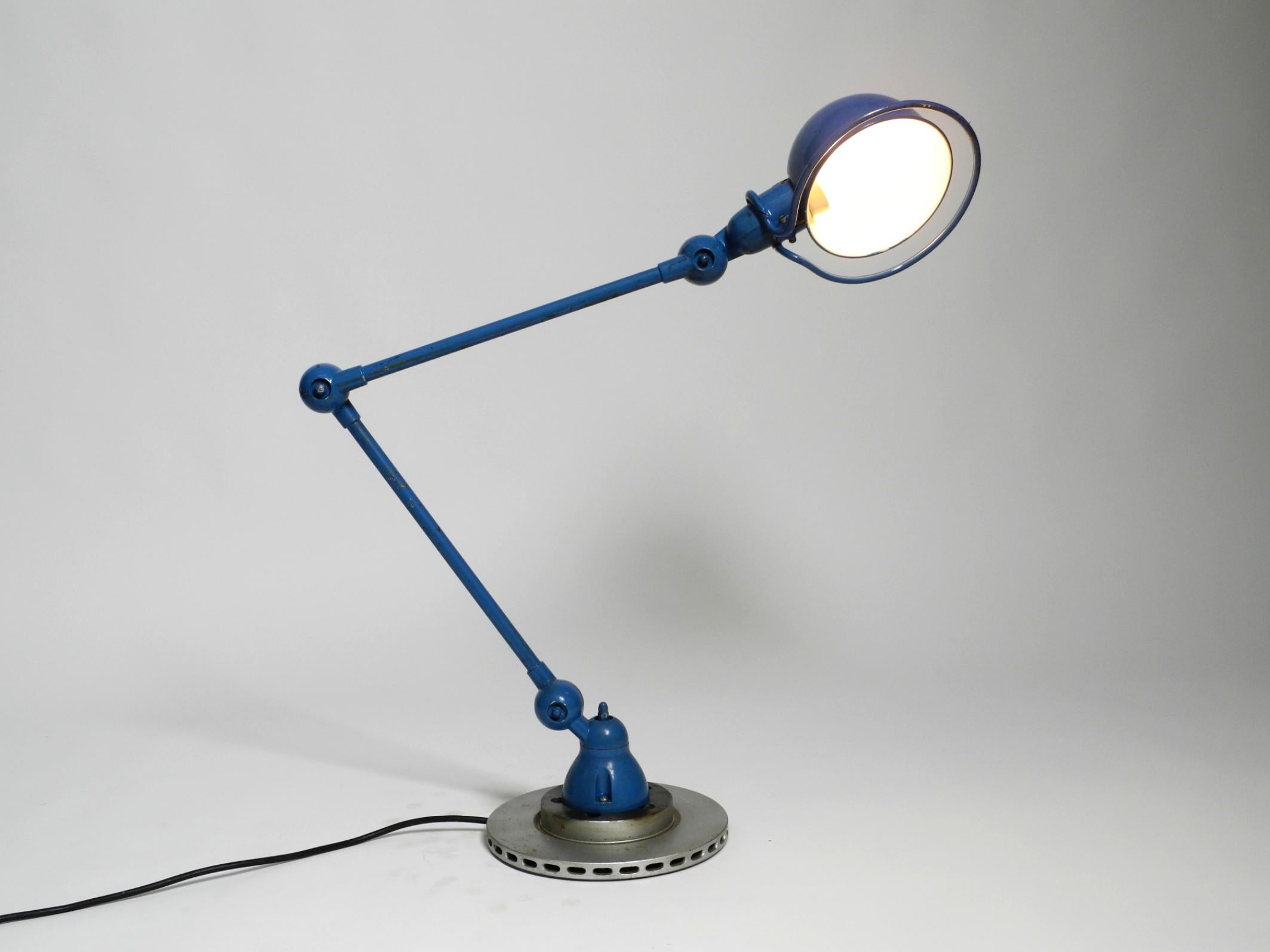 Mid-Century moderno Lampada da tavolo industriale Jielde originale degli anni '60, Francia Lione