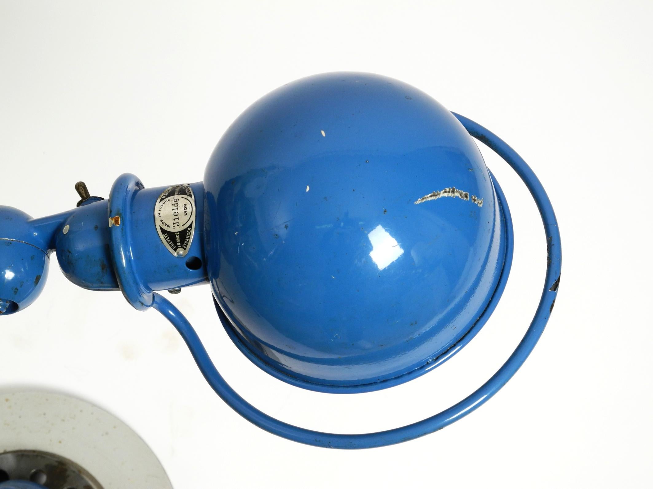 Metà XX secolo Lampada da tavolo industriale Jielde originale degli anni '60, Francia Lione