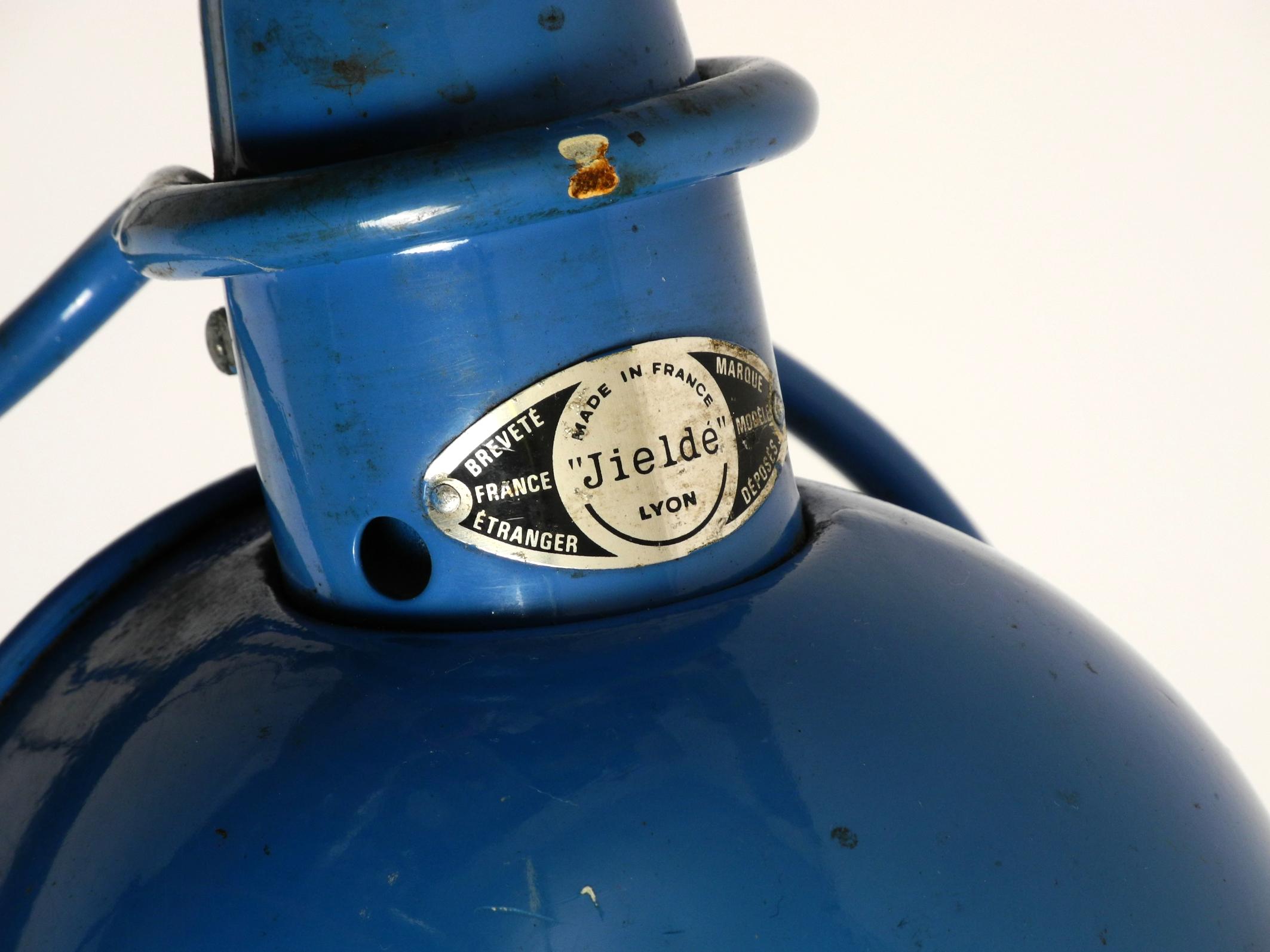 Lampada da tavolo industriale Jielde originale degli anni '60, Francia Lione 2
