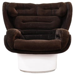 Original 1960s Joe Colombo Elda Lounge Chair for Comfort, Italy