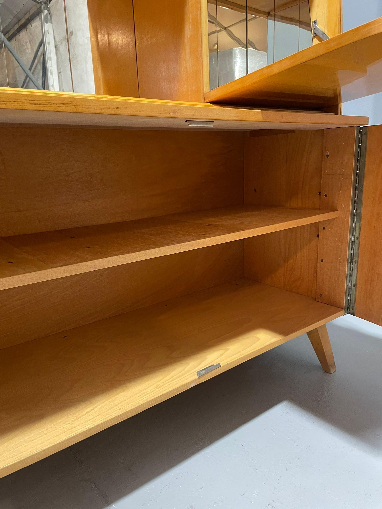 Original 1960s Mid-Century Highboard by František Jirák for Tatra Nábytok - Czec Bon état - En vente à Prague 8, CZ