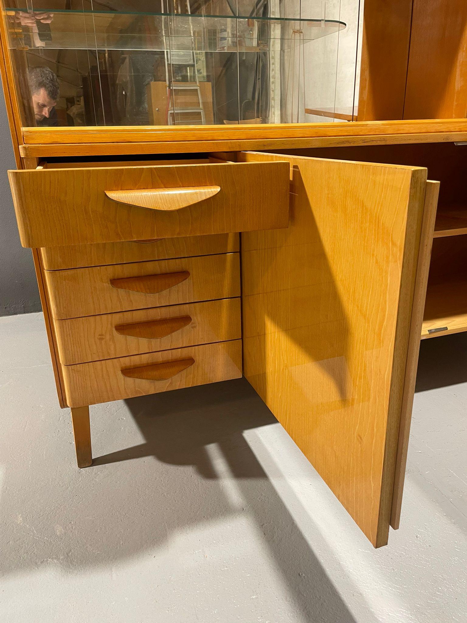 20ième siècle Original 1960s Mid-Century Highboard by František Jirák for Tatra Nábytok - Czec en vente