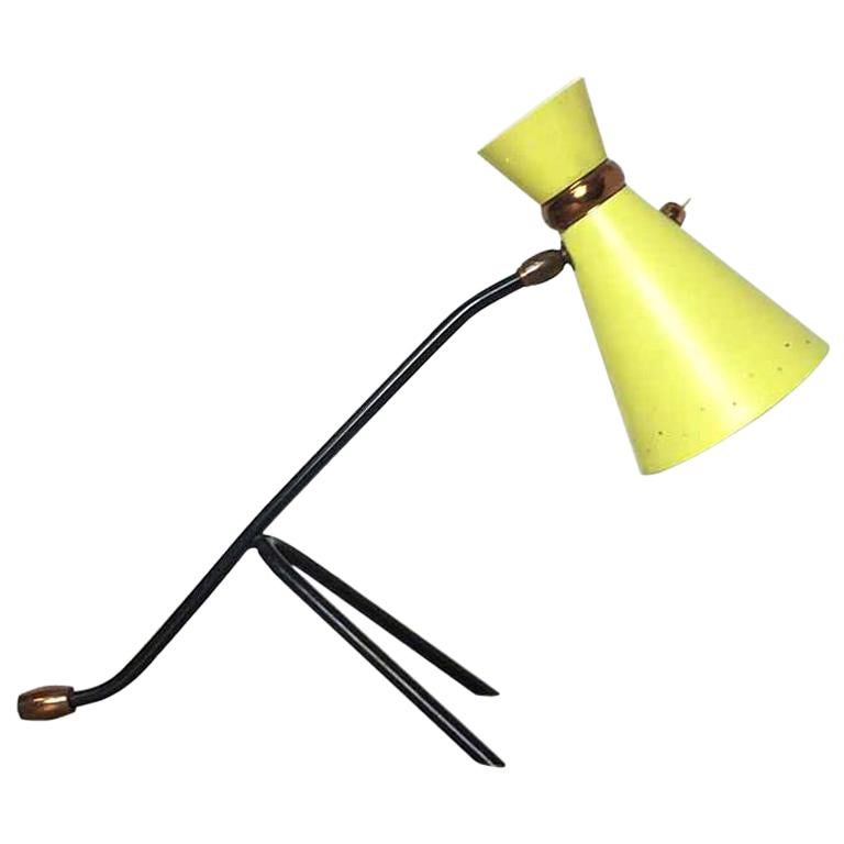 Lampada da scrivania originale Midmod Modernista italiana in stile Stilnovo degli anni '60, Italia, anni '60