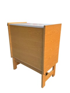 Original 1960er New Jersey Library Apothecary File Cabinet Kommode