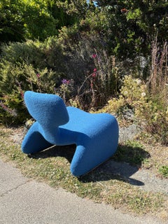 Original 1960er Olivier Mourgue Djinn Lounge Chair - restauriert in Knoll Bouclé