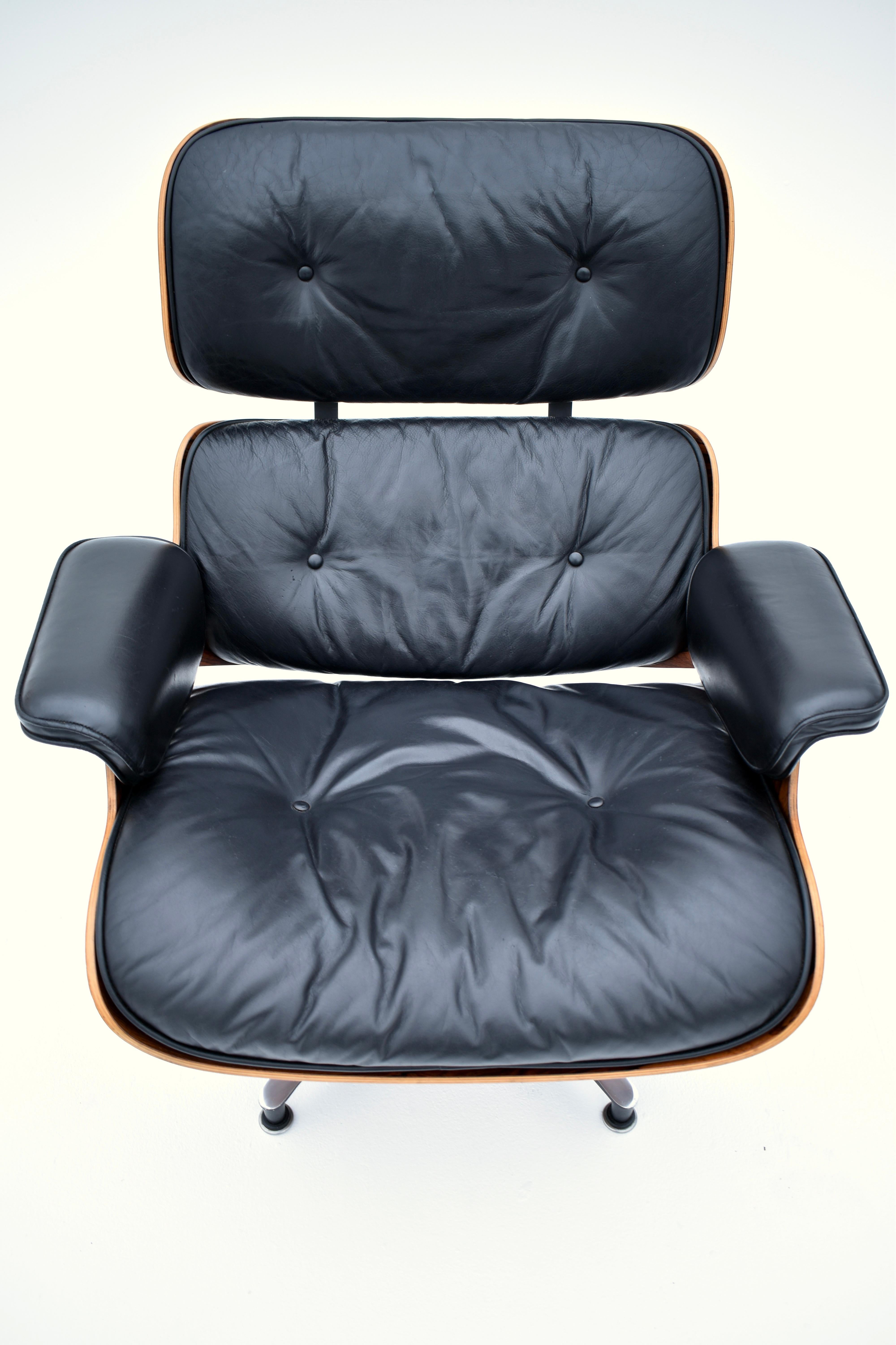 Original 1960's Production Eames Lounge Chair For Herman Miller 6