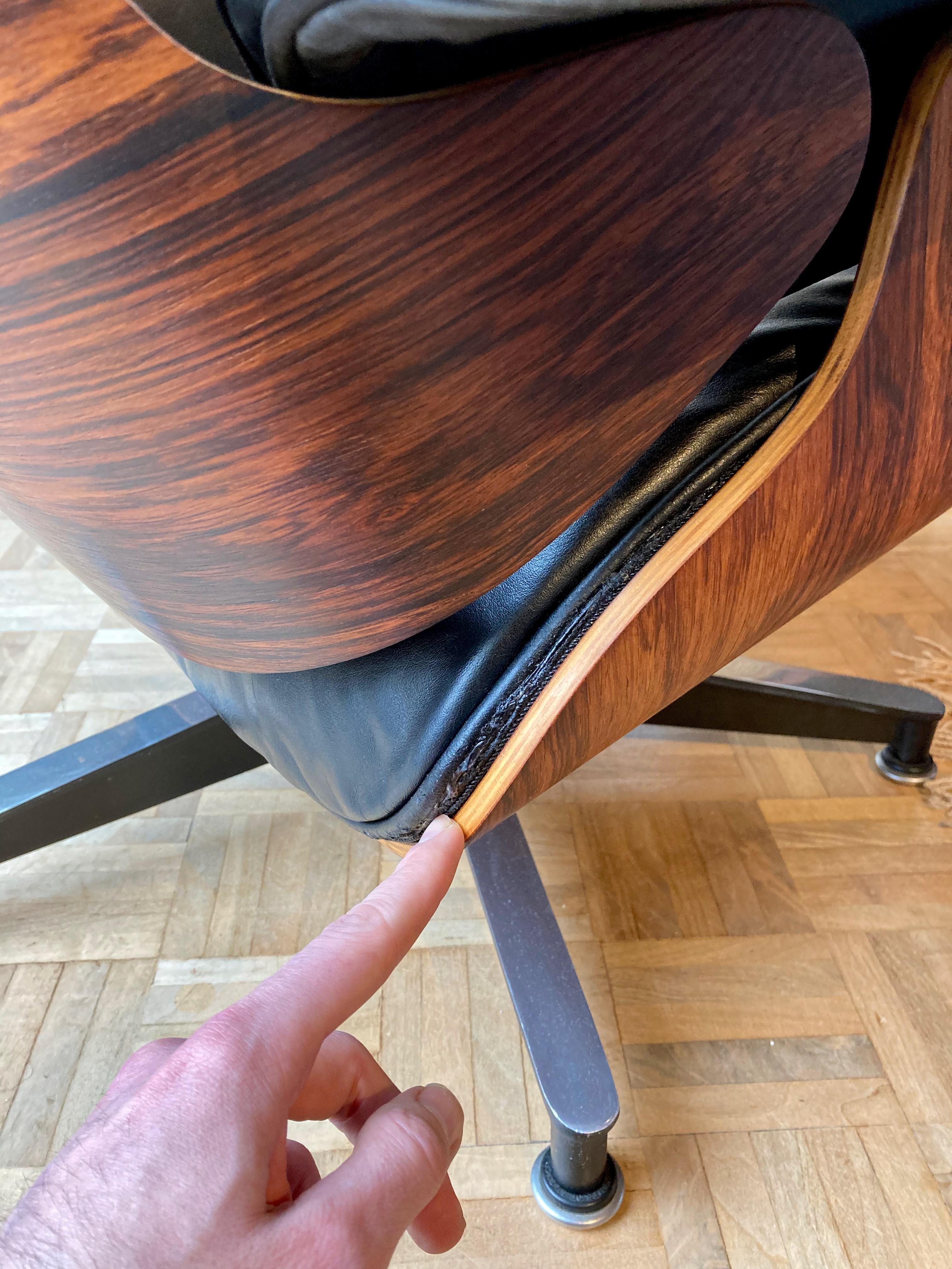 Sedia da salotto Eames originale di produzione anni '60 per Herman Miller 13