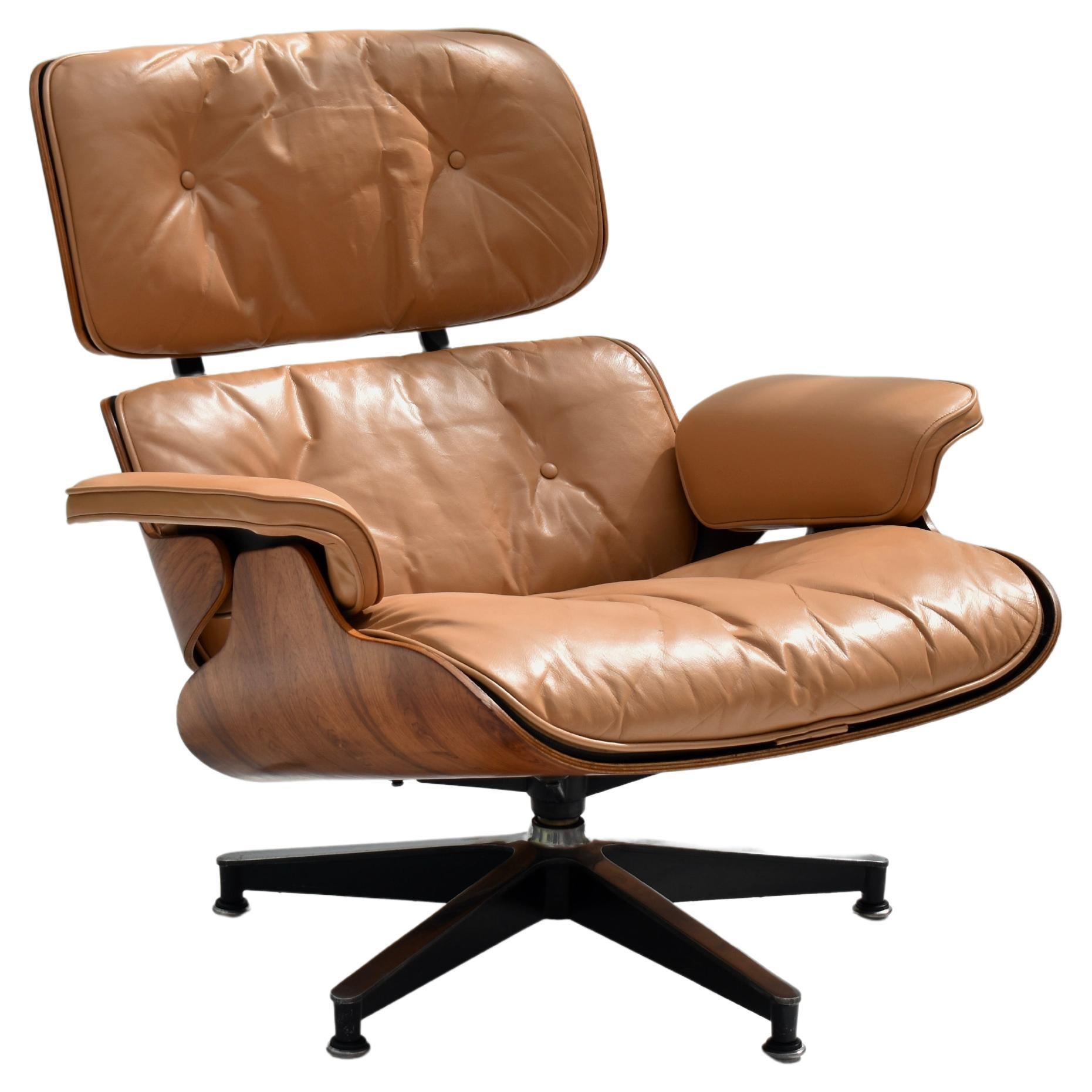 Sedia da salotto Eames originale di produzione anni '60 per Herman Miller