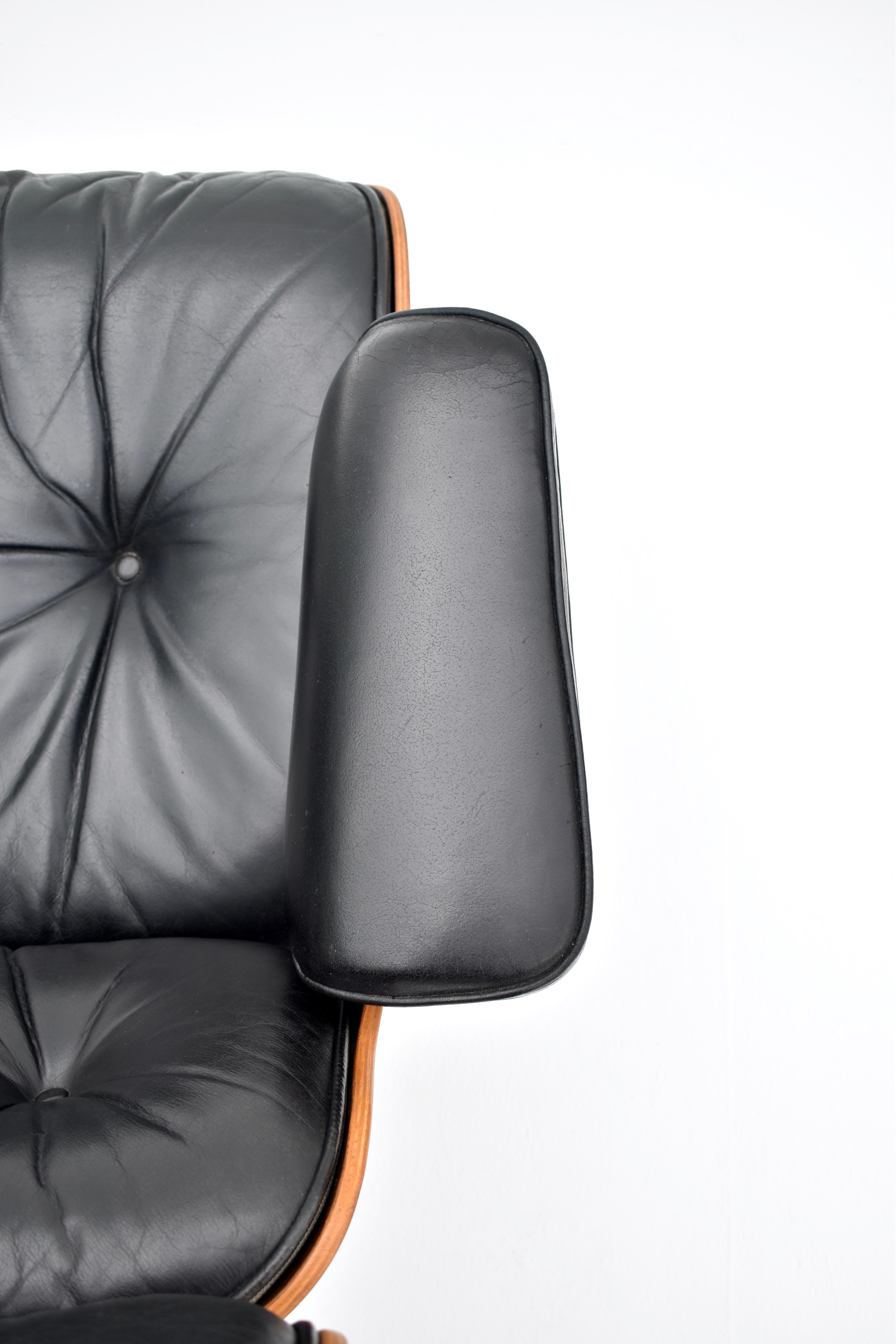 Chaise longue et pouf Eames d'origine des années 1960 pour Herman Miller en vente 10