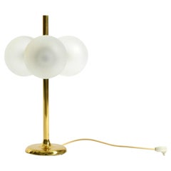 Original 1960s Space Age brass table lamp by Kaiser Leuchten