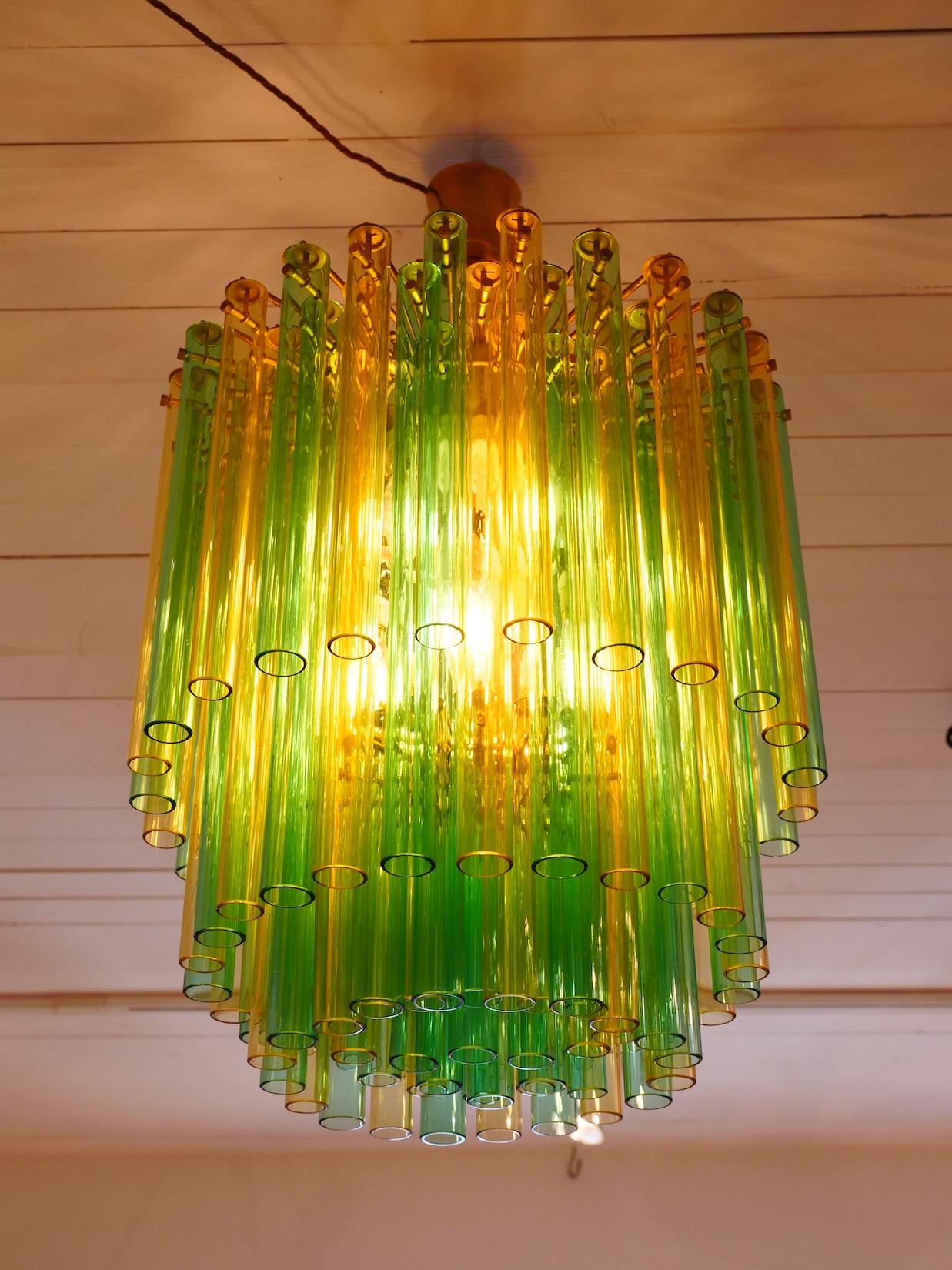 Mid-20th Century Original 1960s Venini chandelier Italy For Sale