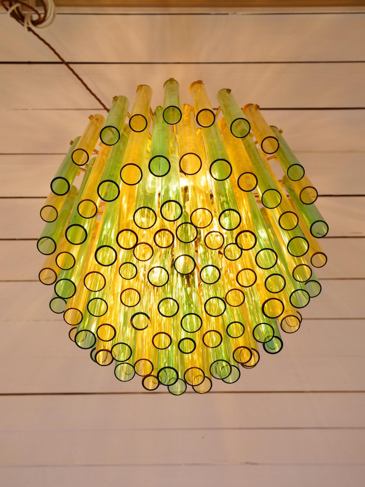 Metal Original 1960s Venini chandelier Italy For Sale