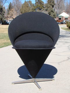 Original 1960s Vintage Verner Panton Cone Chair, Denmark