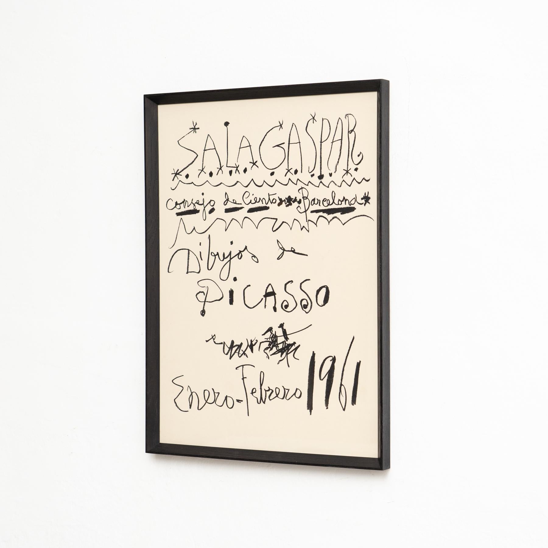 Spanish Original 1961 Exhibition Poster - 