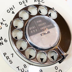Telephone GPO modèle 706 original de 1961 en ivoire, caractéristiques de sonnerie allumée/éteinte