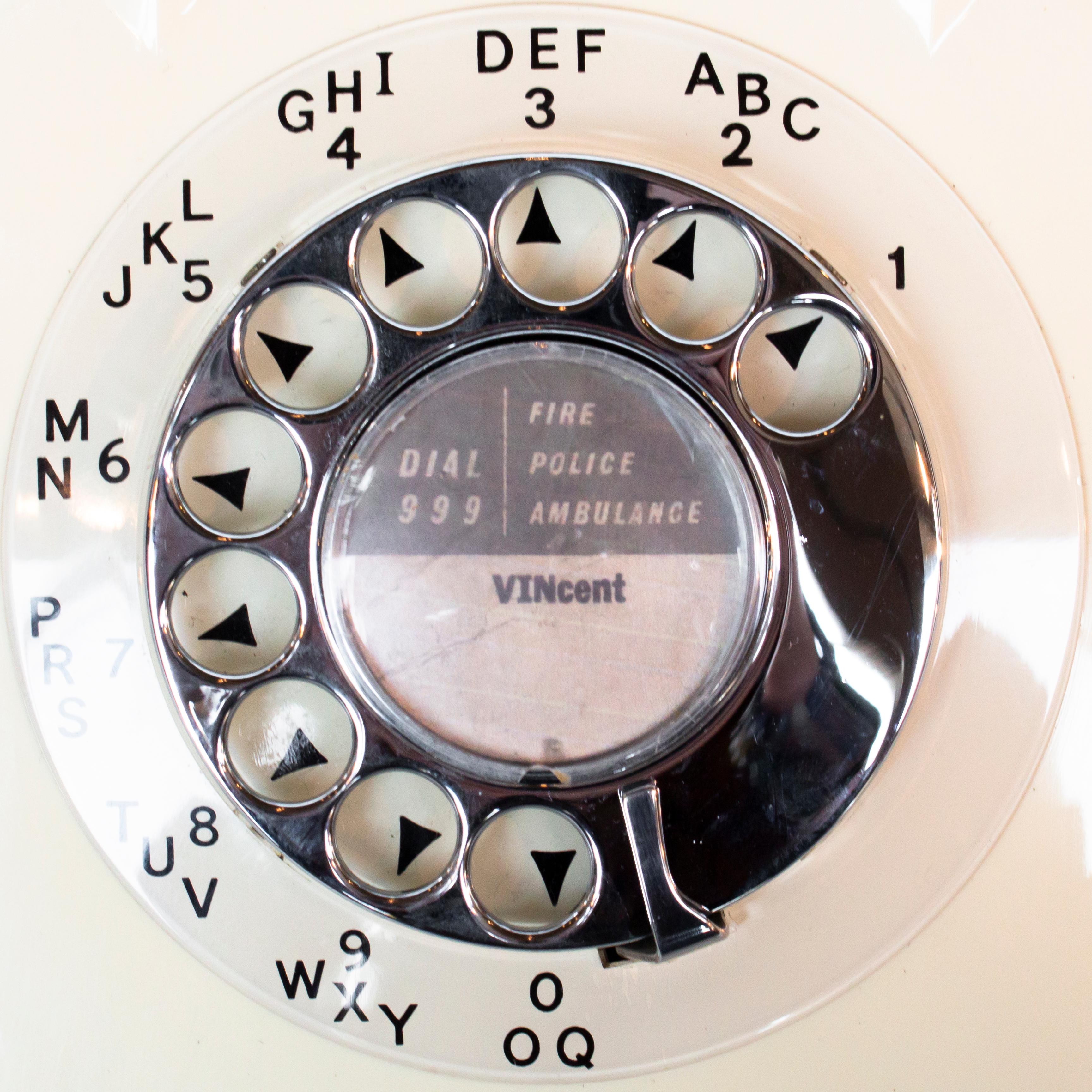Original 1961 GPO Model 706 Telephone in Ivory, On/Off Bell Feature 1
