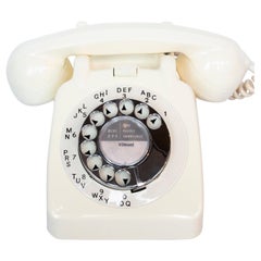 Original 1961 GPO Model 706 Telephone in Ivory, On/Off Bell Feature