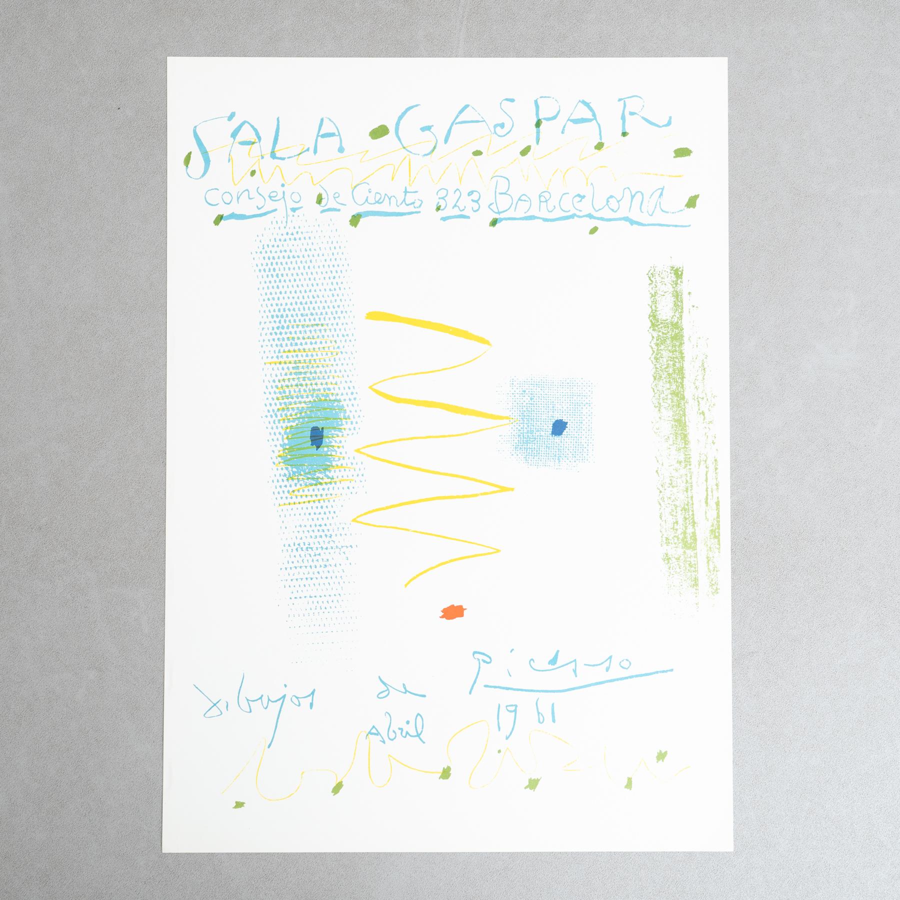 Original 1961 Ausstellungsplakat von Pablo Picasso - 