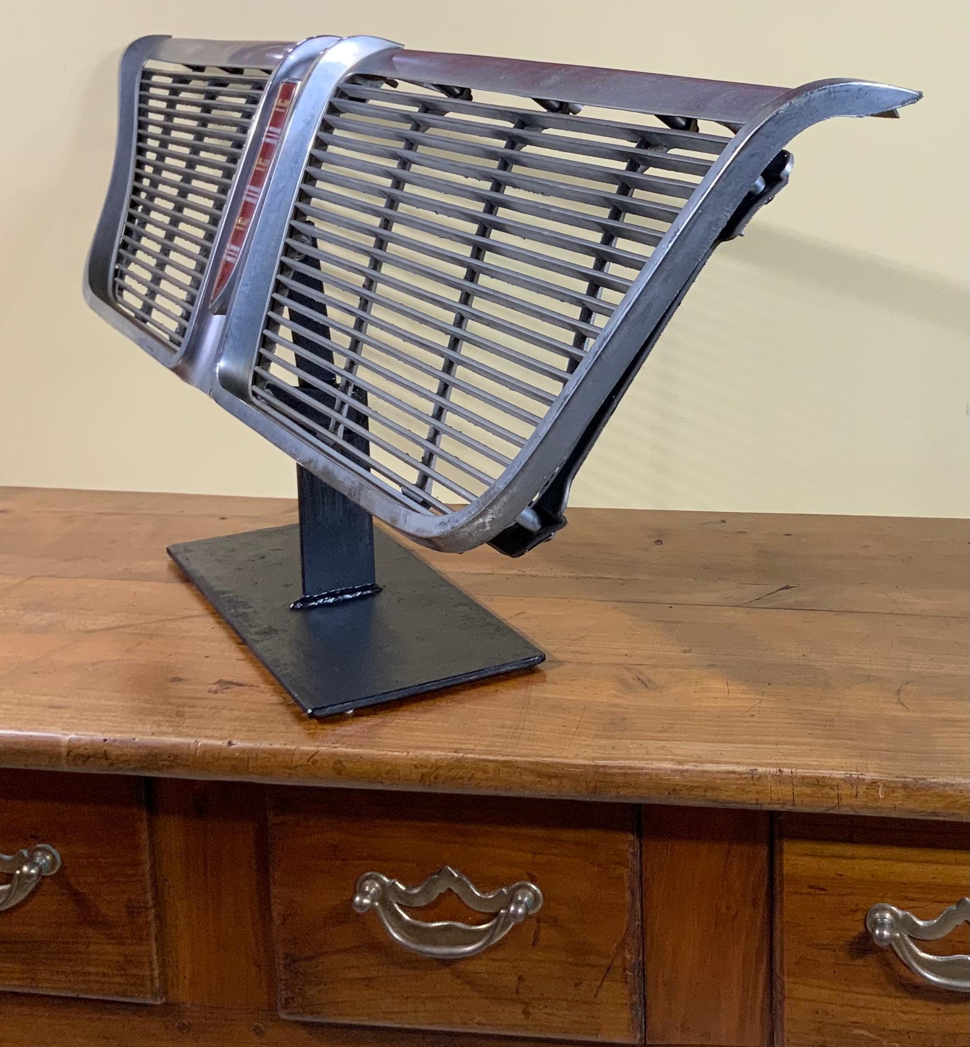 Original 1964 New Yorker Car Grill on Display For Sale 1