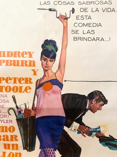 Cartel original de la película «Cómo robar un millón», de 1966 - Español/argentino