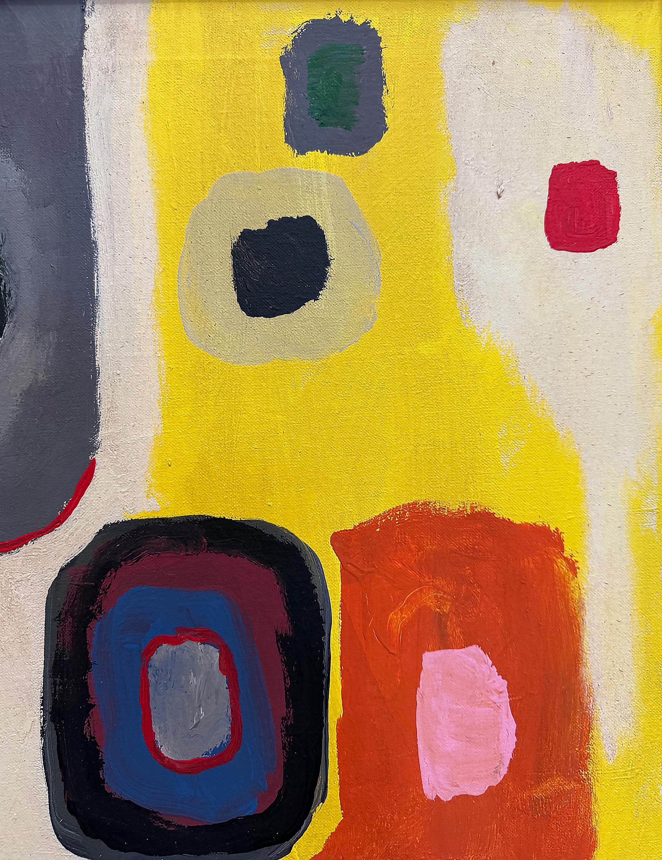Original 1968 Abstraktes Ölgemälde von John Ferren, Gelisteter Künstler (Moderne der Mitte des Jahrhunderts) im Angebot