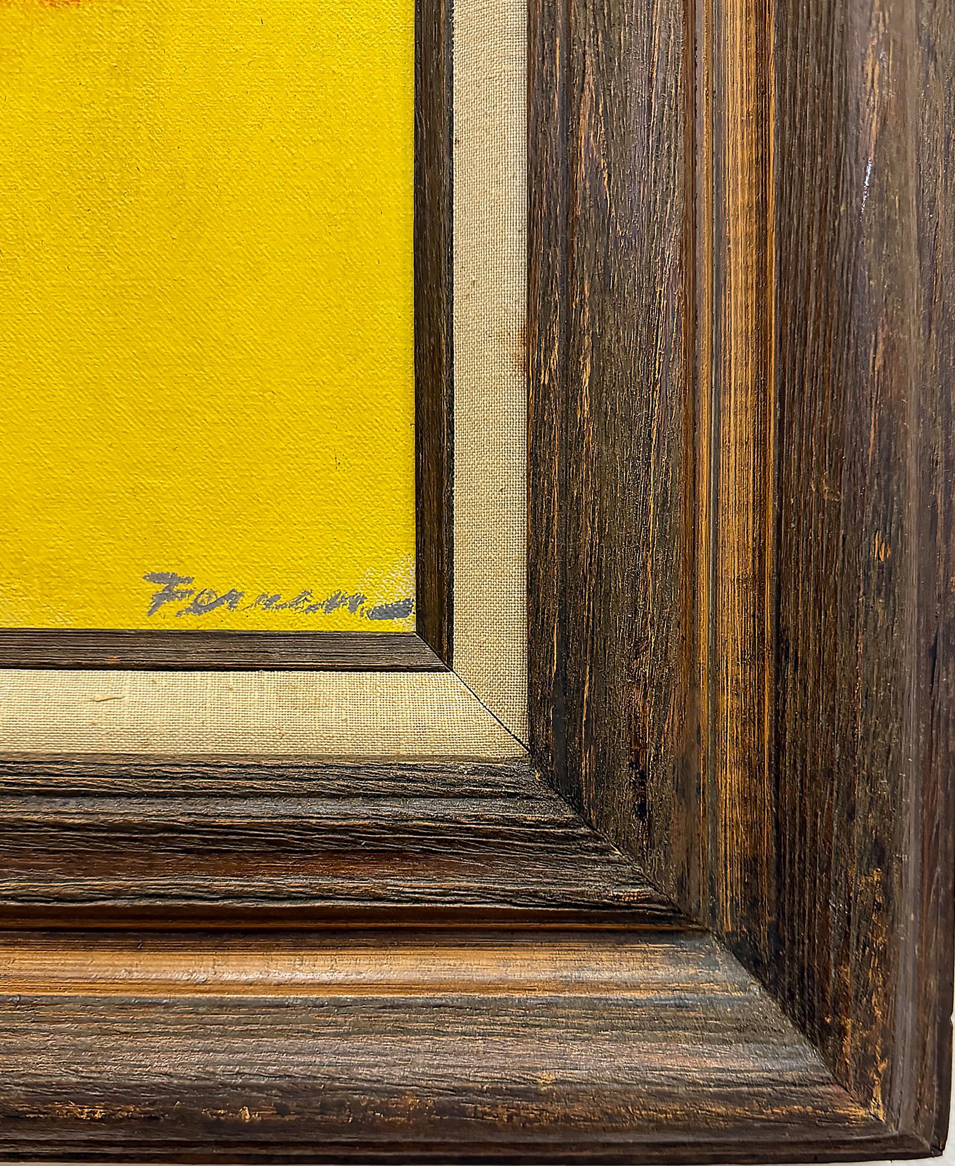 Original 1968 Abstraktes Ölgemälde von John Ferren, Gelisteter Künstler (Leinwand) im Angebot