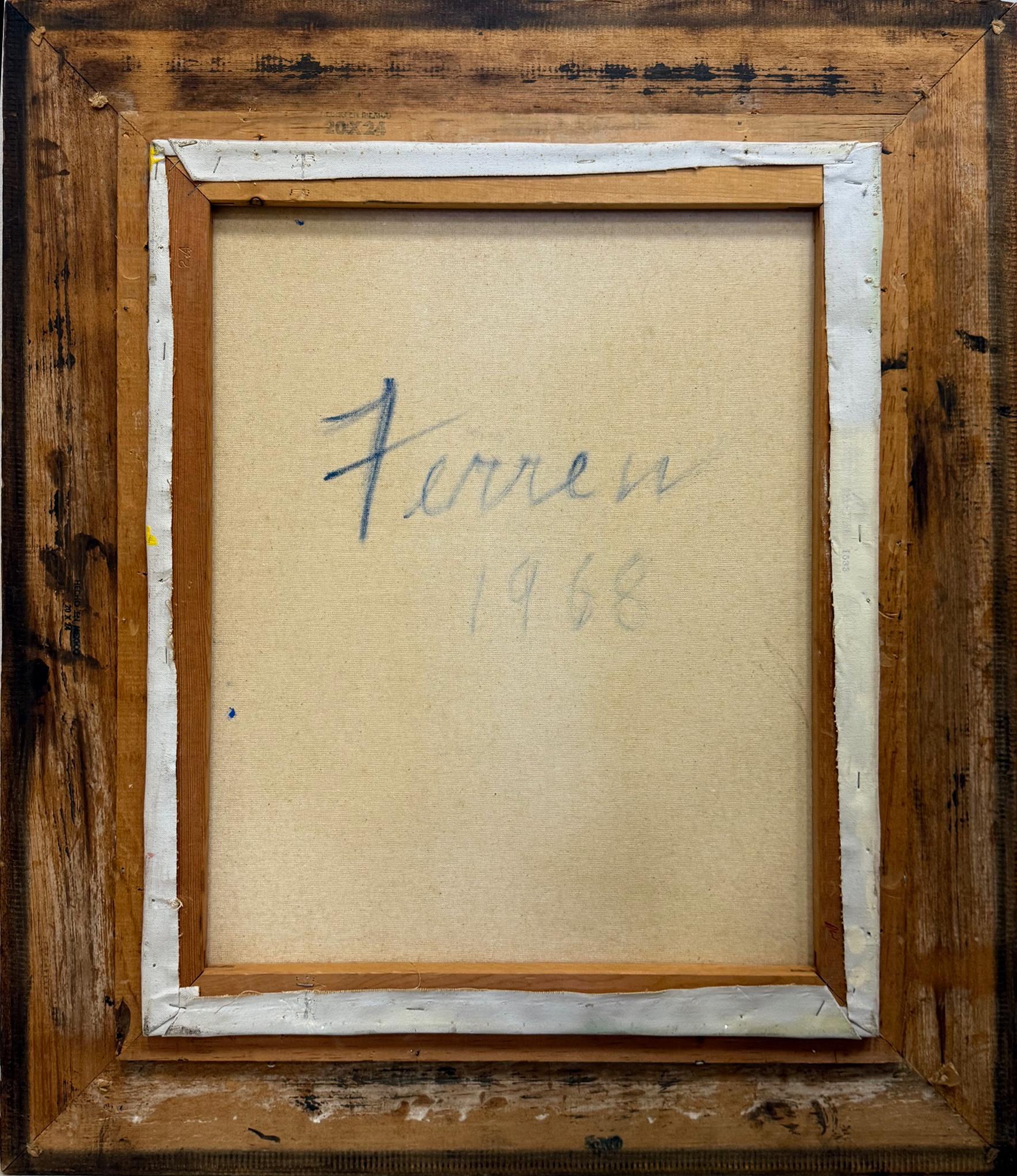 Original 1968 Abstraktes Ölgemälde von John Ferren, Gelisteter Künstler im Angebot 1