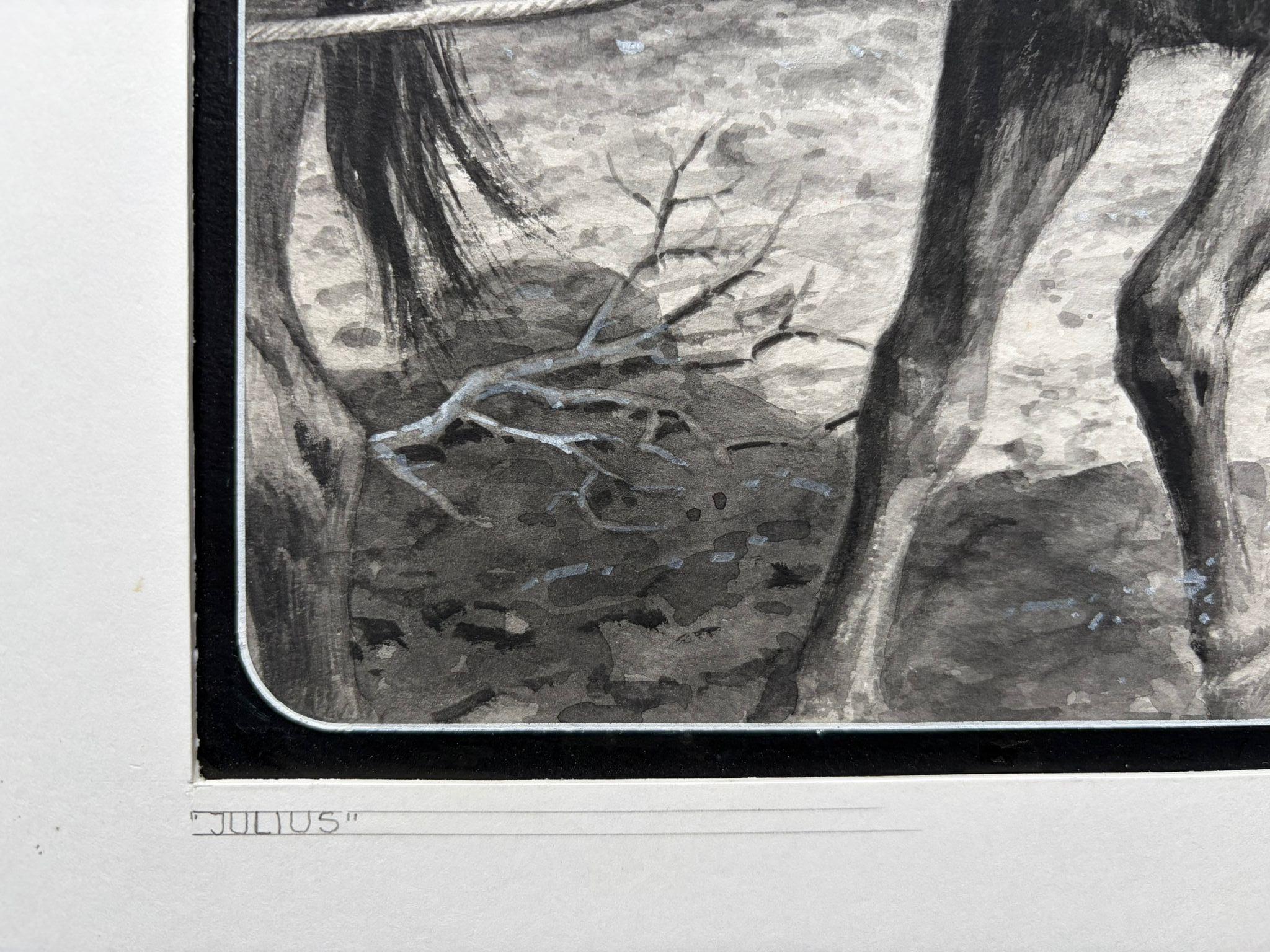 Gouache originale de 1968 