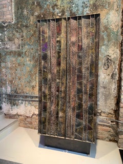 Original 1968 Paul Evans Studio 'Deep Relief' Bar / Wardrobe Cabinet