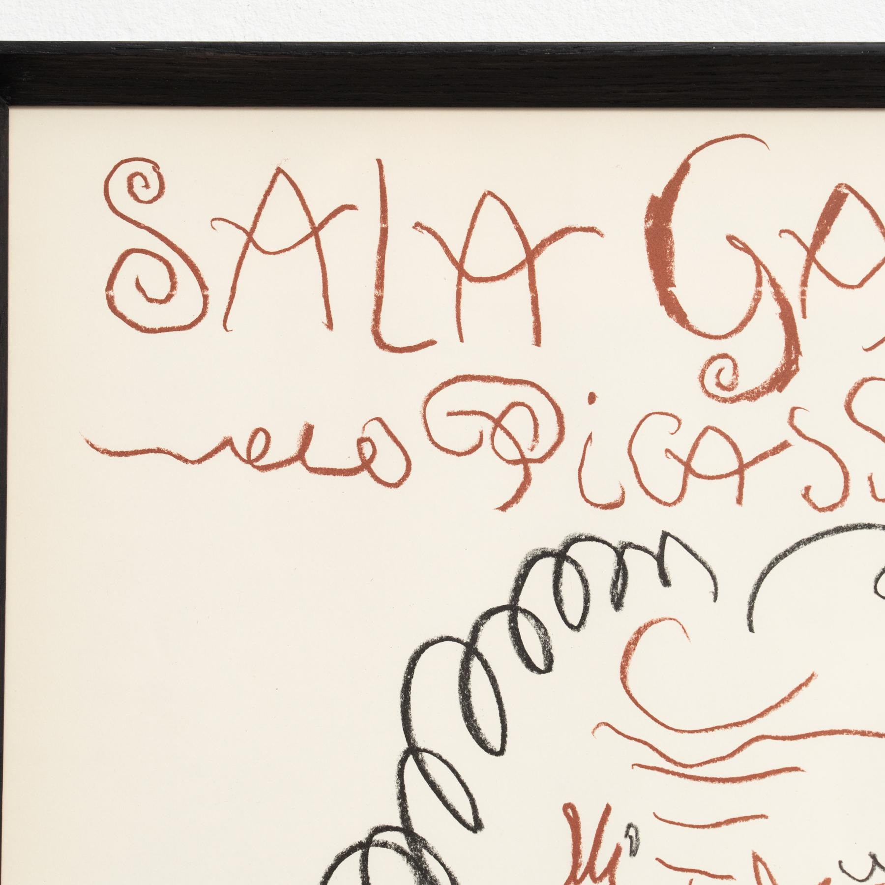 Affiche originale de 1968 - « Pintura, Dibujo, Grabado » par Picasso en vente 1