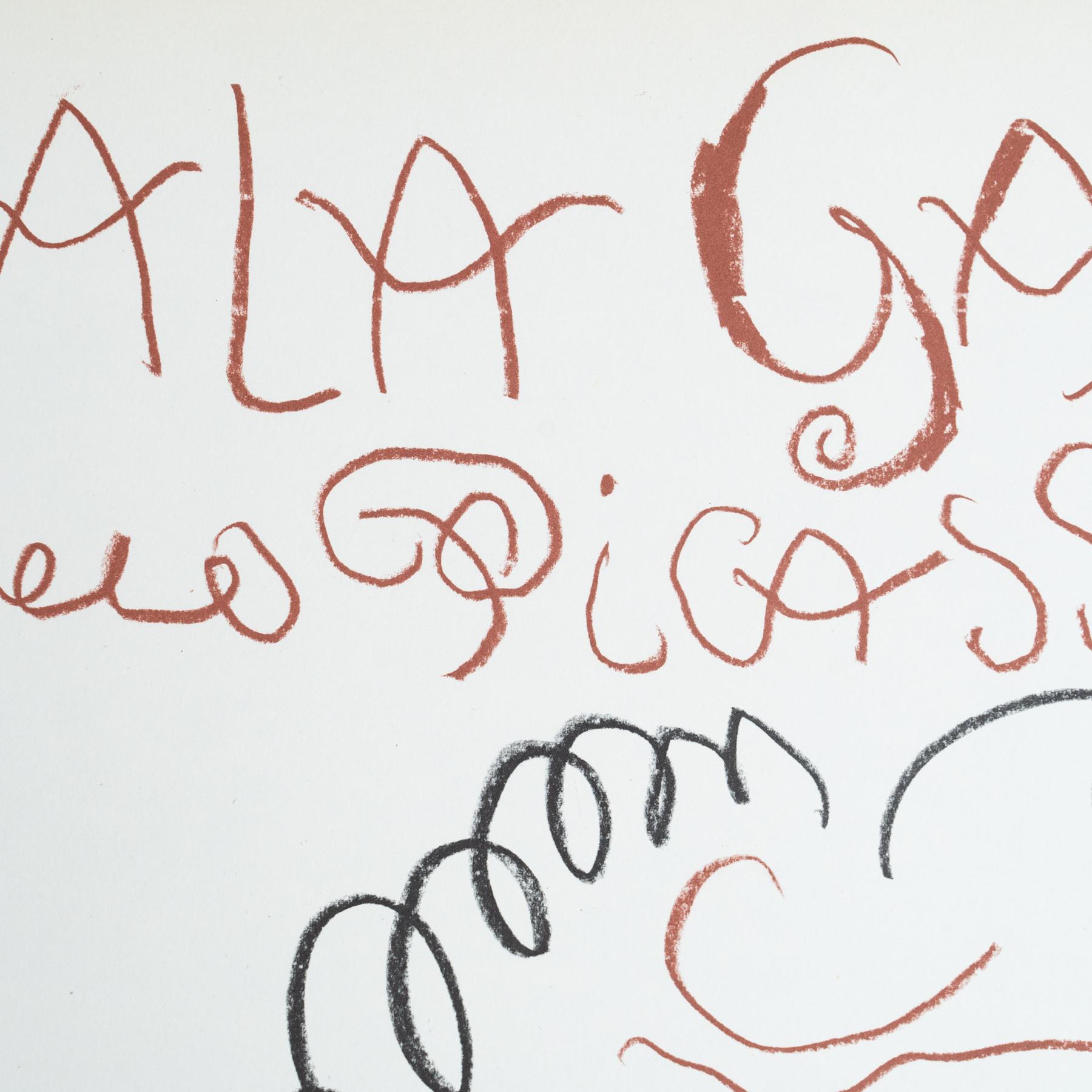 Affiche originale de 1968 - « Pintura, Dibujo, Grabado » par Picasso en vente 1
