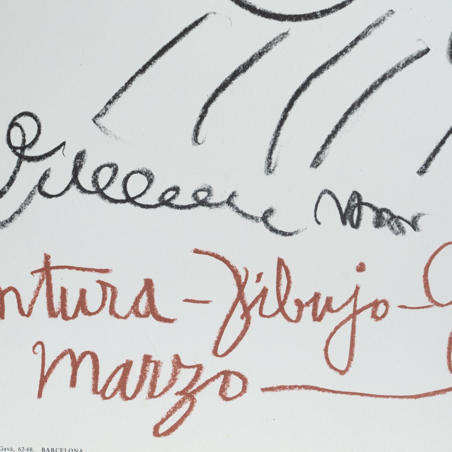 Originalplakat „Pintura, Dibujo, Grabado“ von Picasso, 1968, Original im Angebot 2