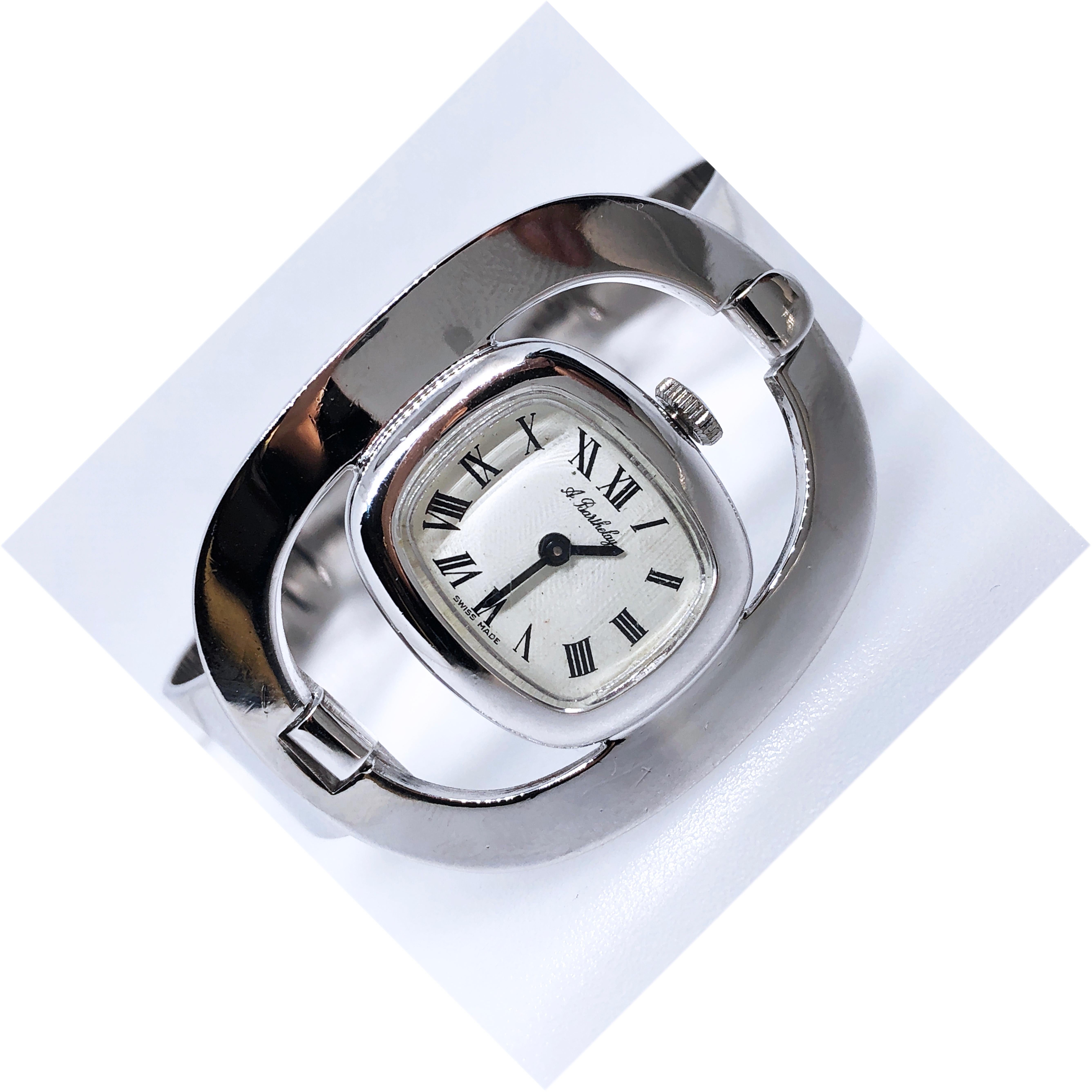 Original 1969, Exquisite Alexis Barthelay Uhr, ein besonderes Stück, das sich durch ein elegantes, einzigartiges, absolut schickes und zeitloses Design auszeichnet.
Dieses außergewöhnliche Juwel ist perfekt für ein mittelgroßes Handgelenk, seine