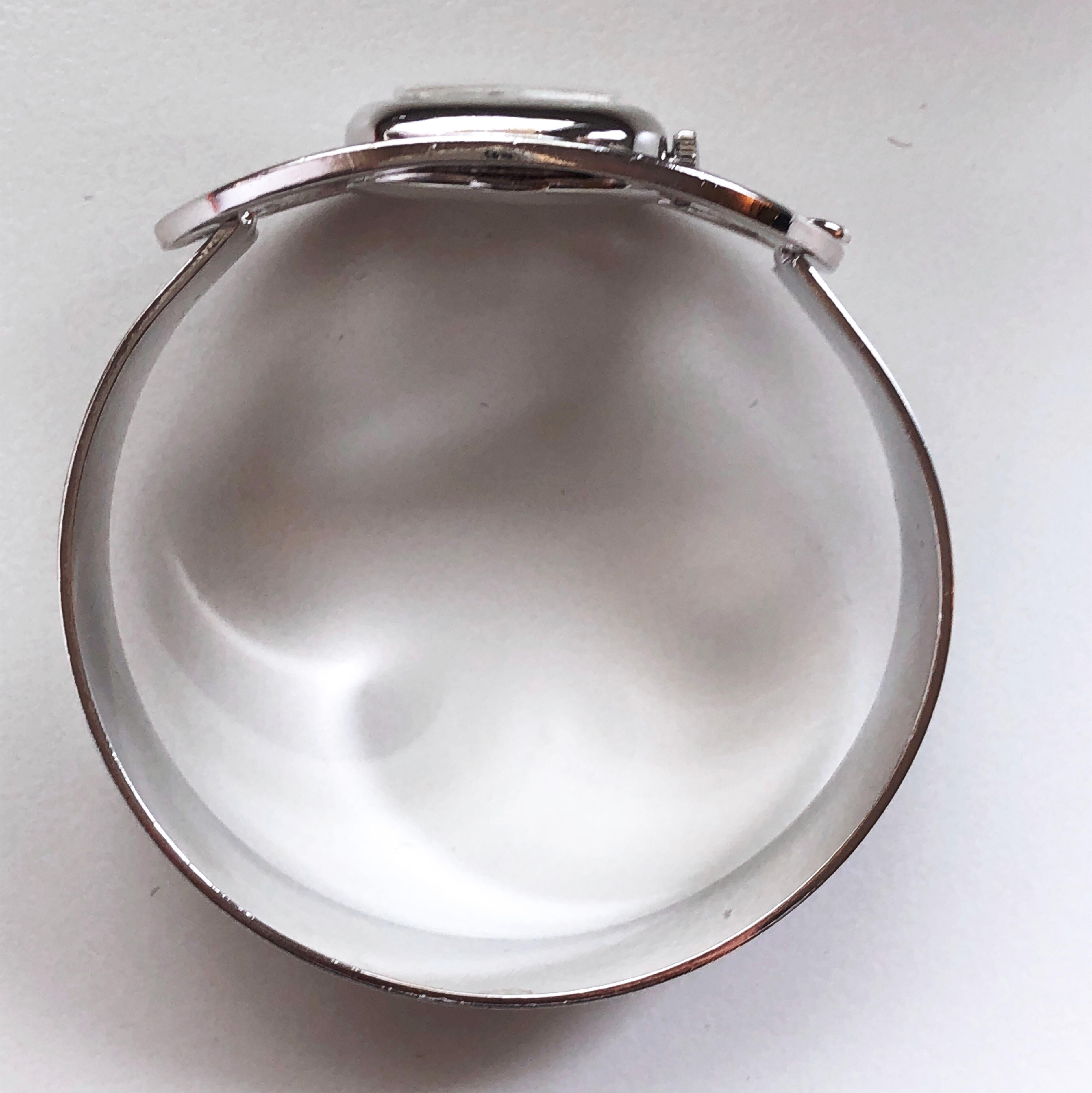 Alexis Barthelay: Uhr aus Sterlingsilber mit handgewickeltem Uhrwerk, 1969 Damen