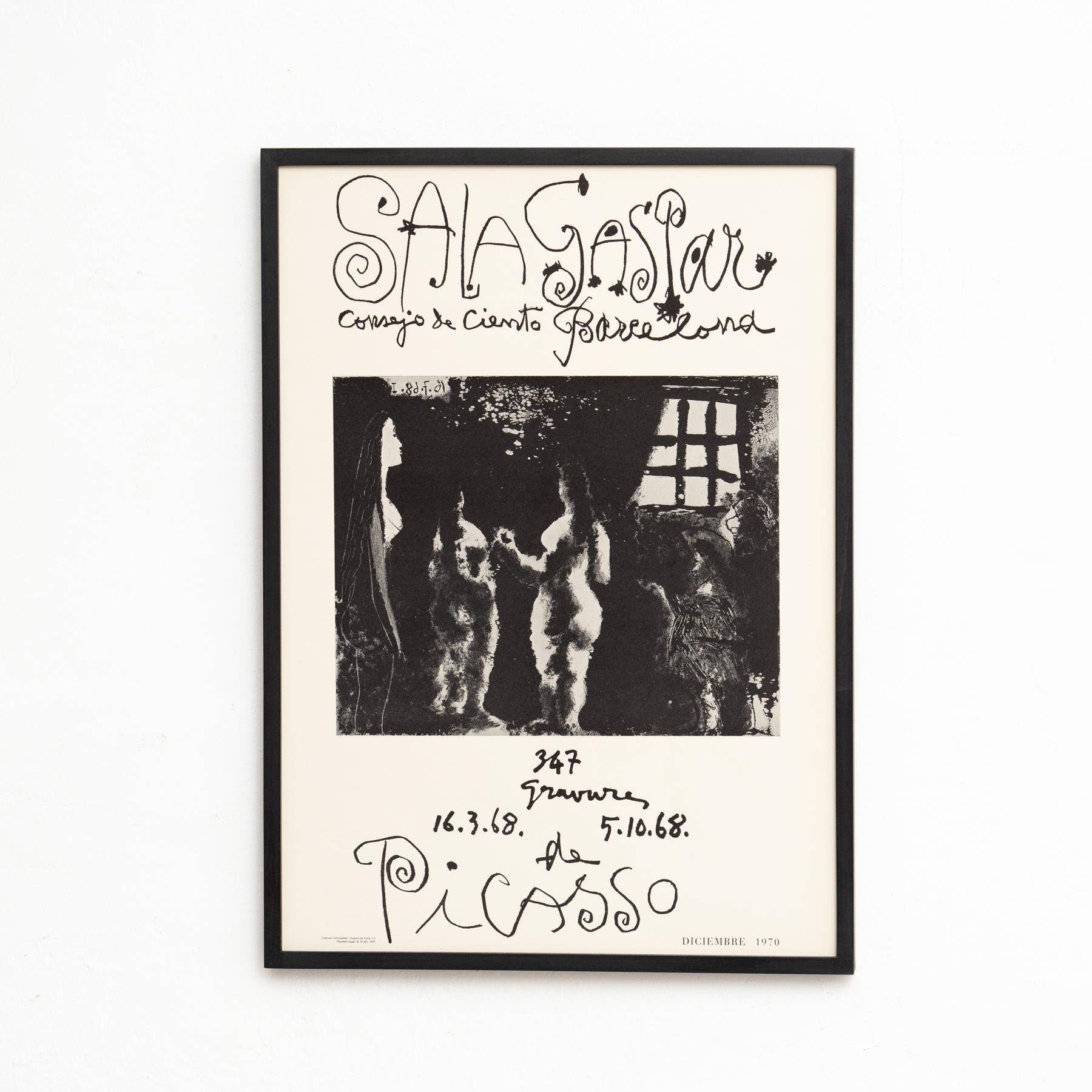 Discover a timeless masterpiece with this original exhibition poster, 