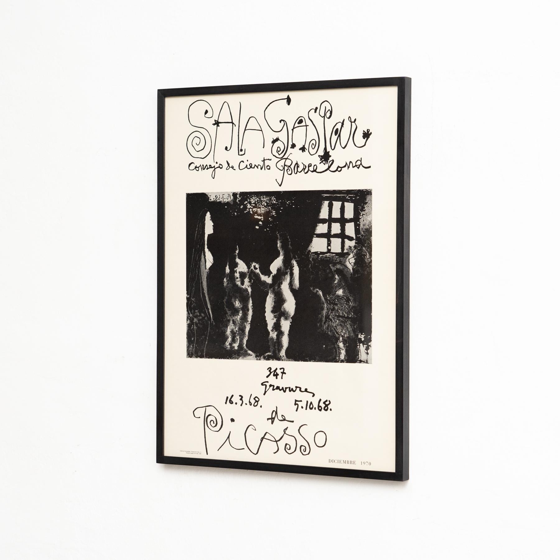 Spanish Original 1970 Exhibition Poster - 