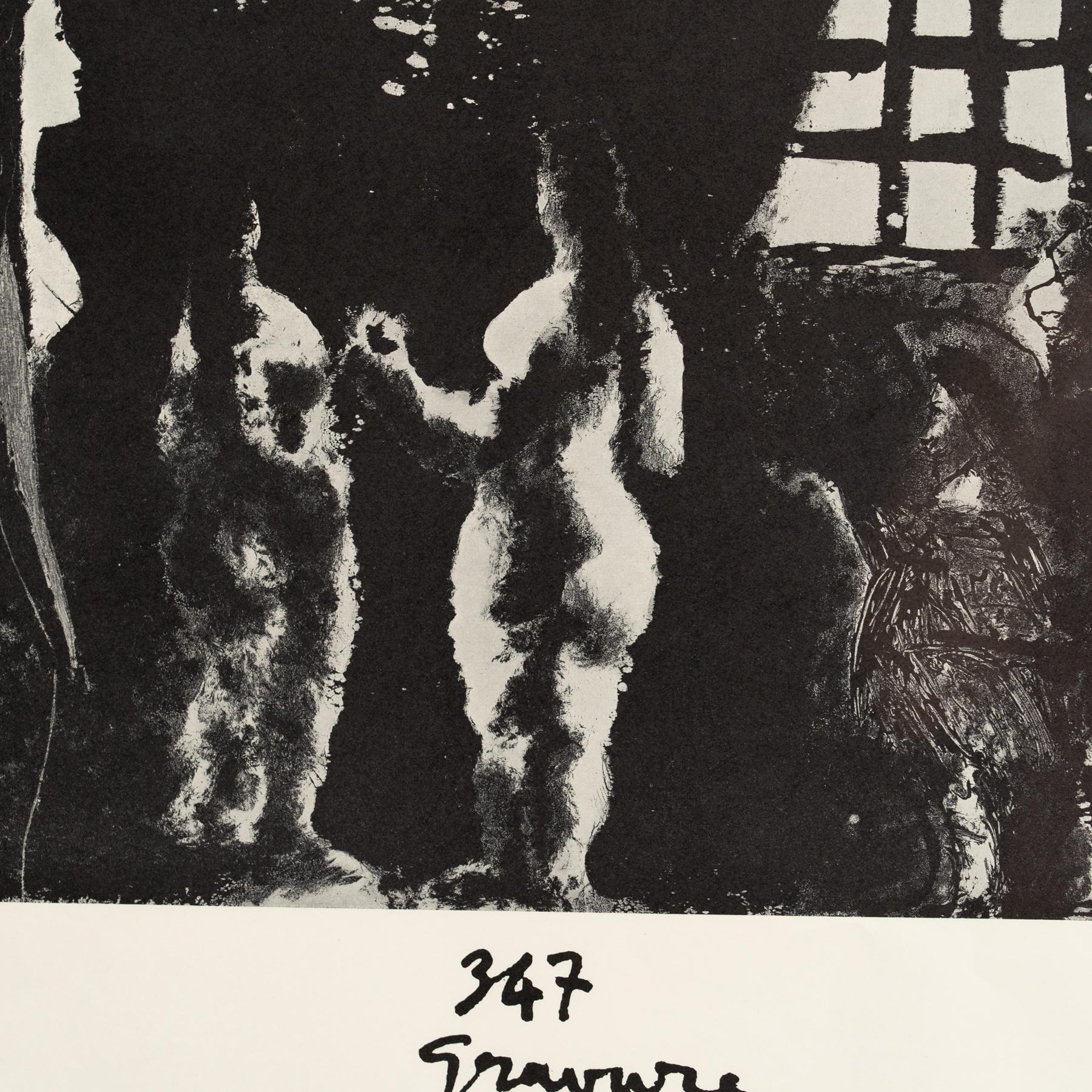 Wood Original 1970 Exhibition Poster - 