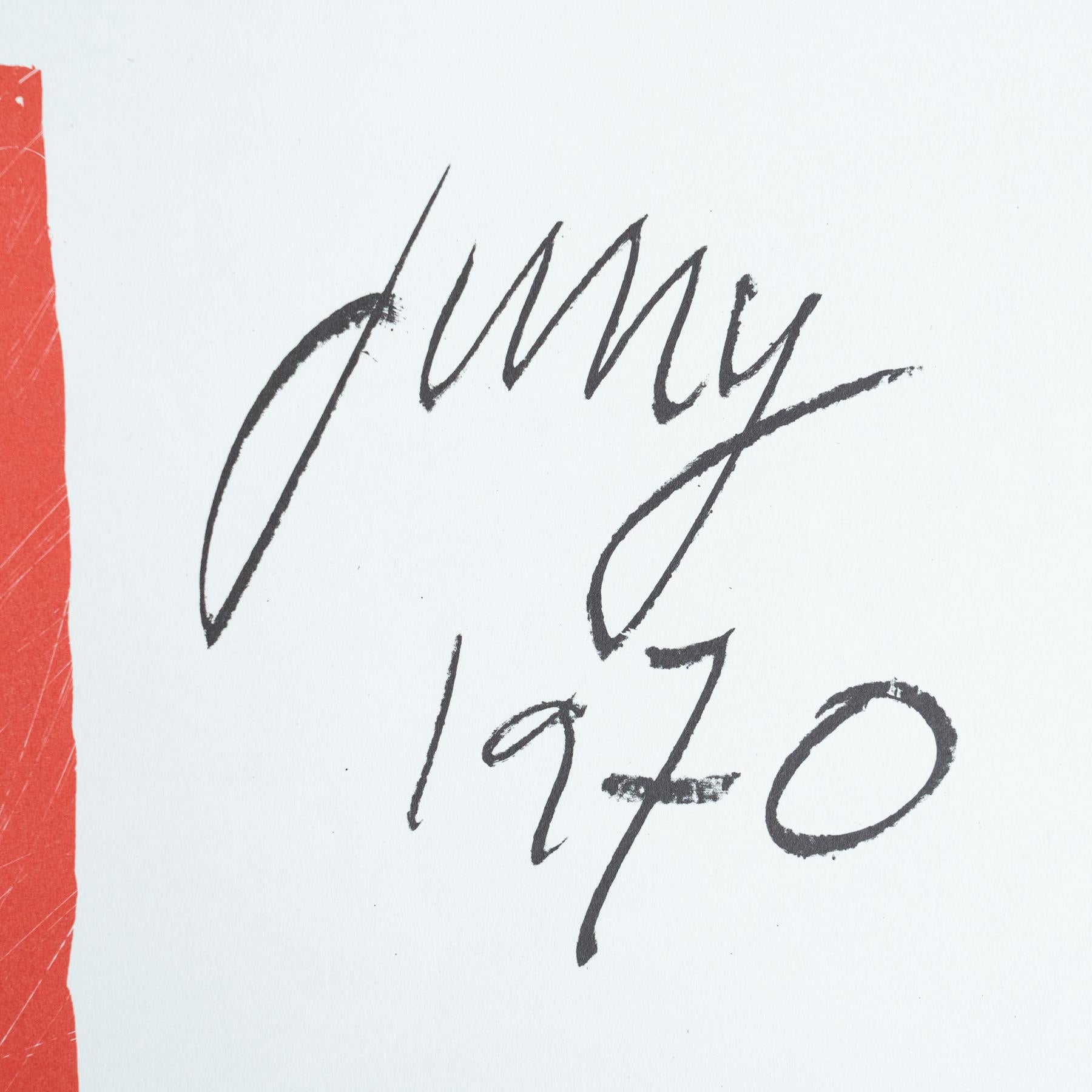 Original 1970 Ausstellungsplakat von Antoni Clavé - Sala Gaspar, Barcelona im Angebot 4